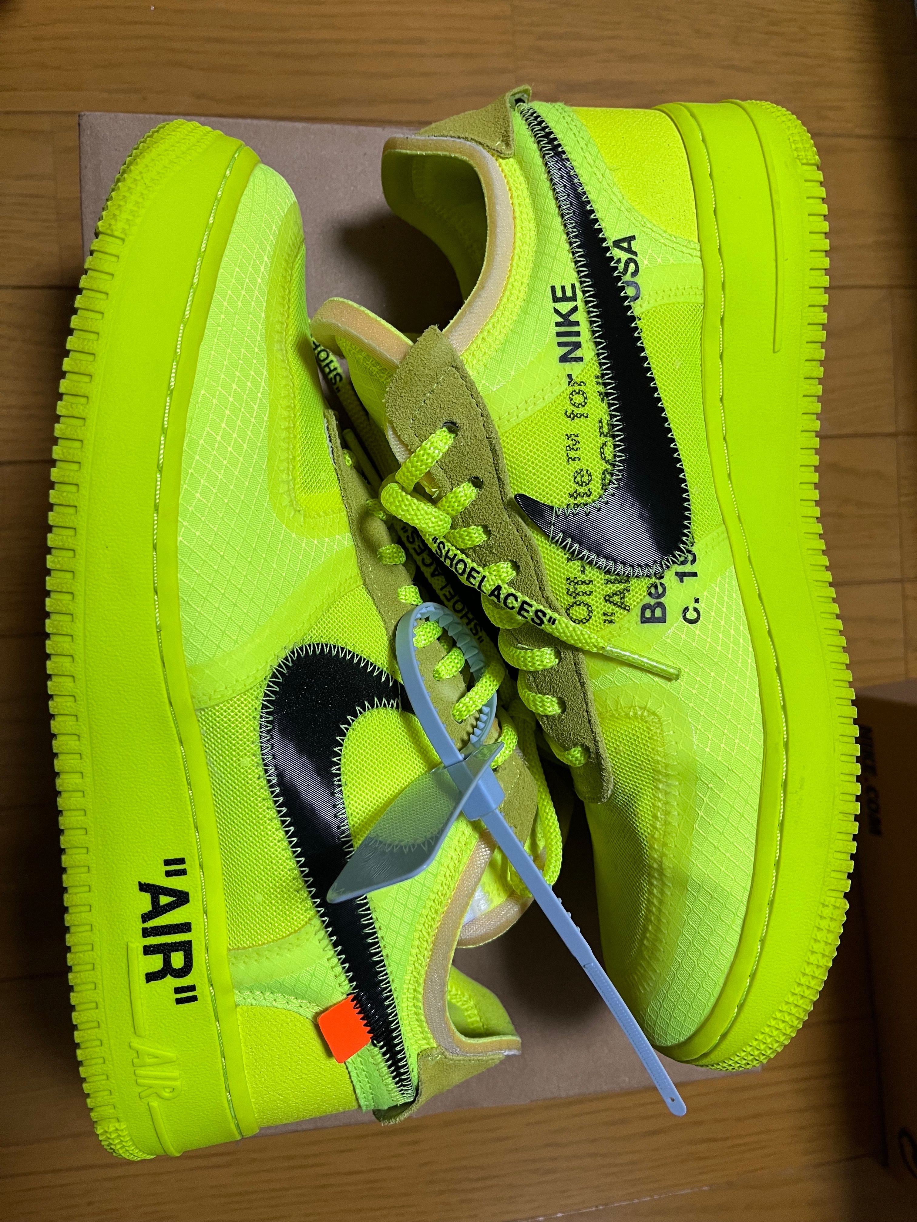 Off-White × Nike Air Force 1 Low "Volt"