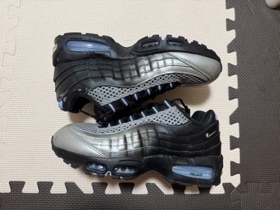 Palace Skateboards × Nike Air Max 95 Big Bubble "Metallic Silver/Aluminum"