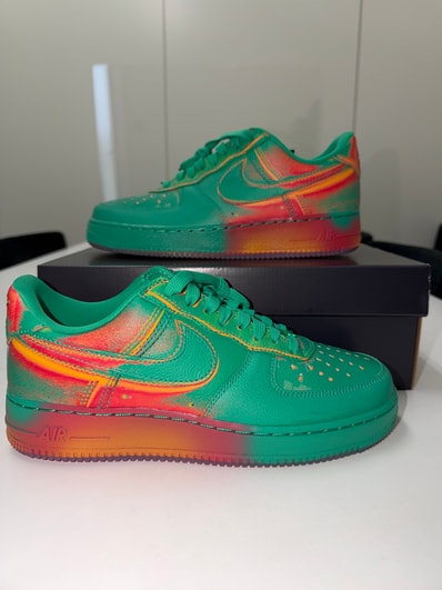Nike Air Force 1 Low "Stadium Green/Laser Orange"