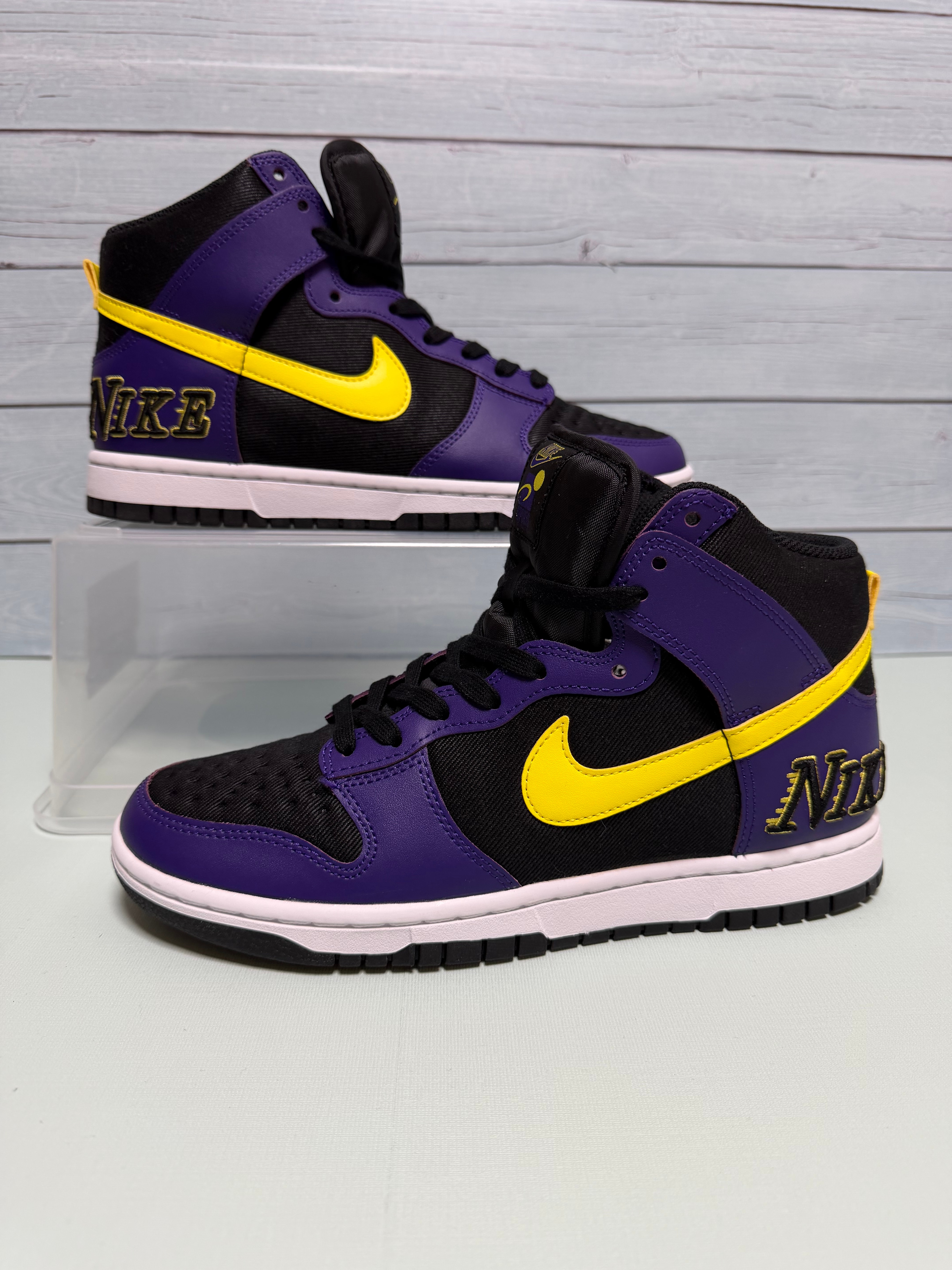 Nike Dunk High EMB "Lakers"
