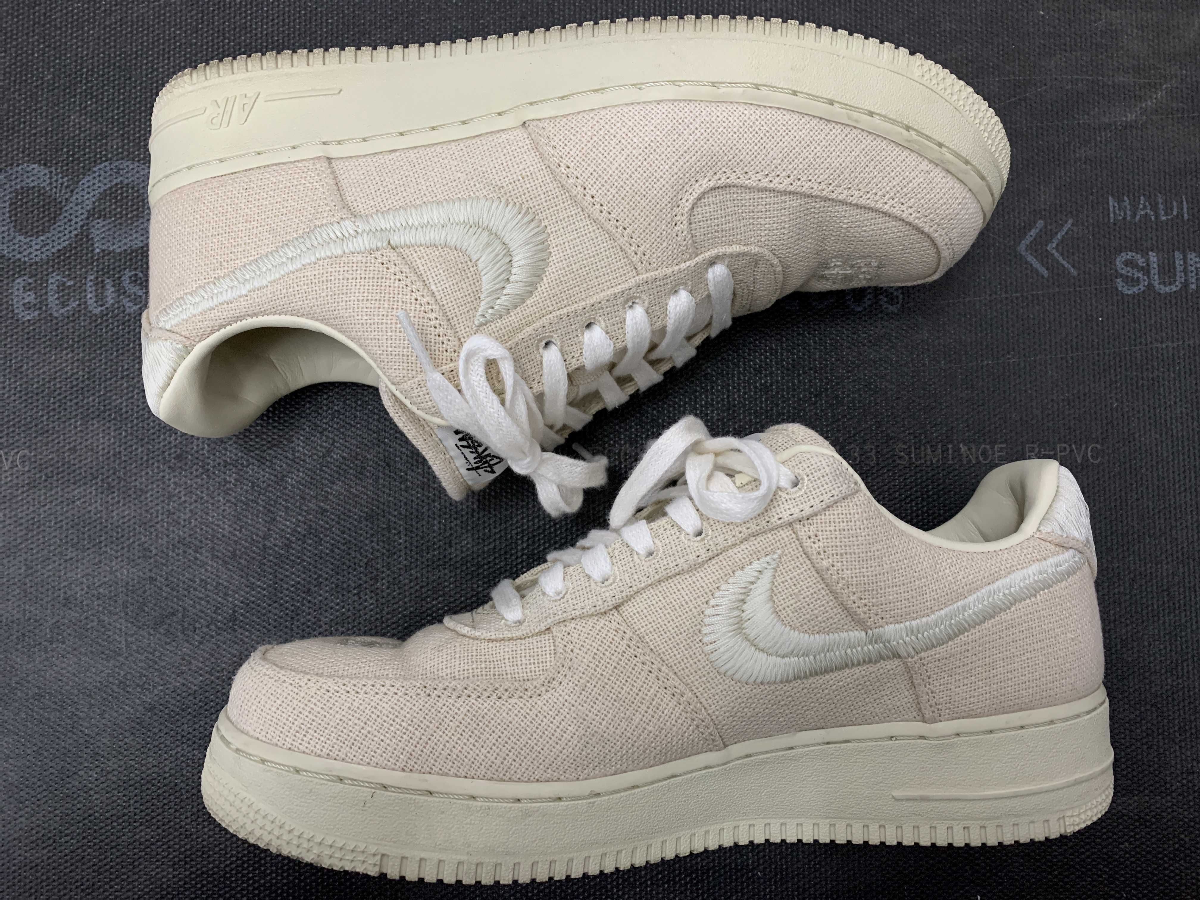 Stussy × Nike Air Force 1 Low "Fossil Stone"