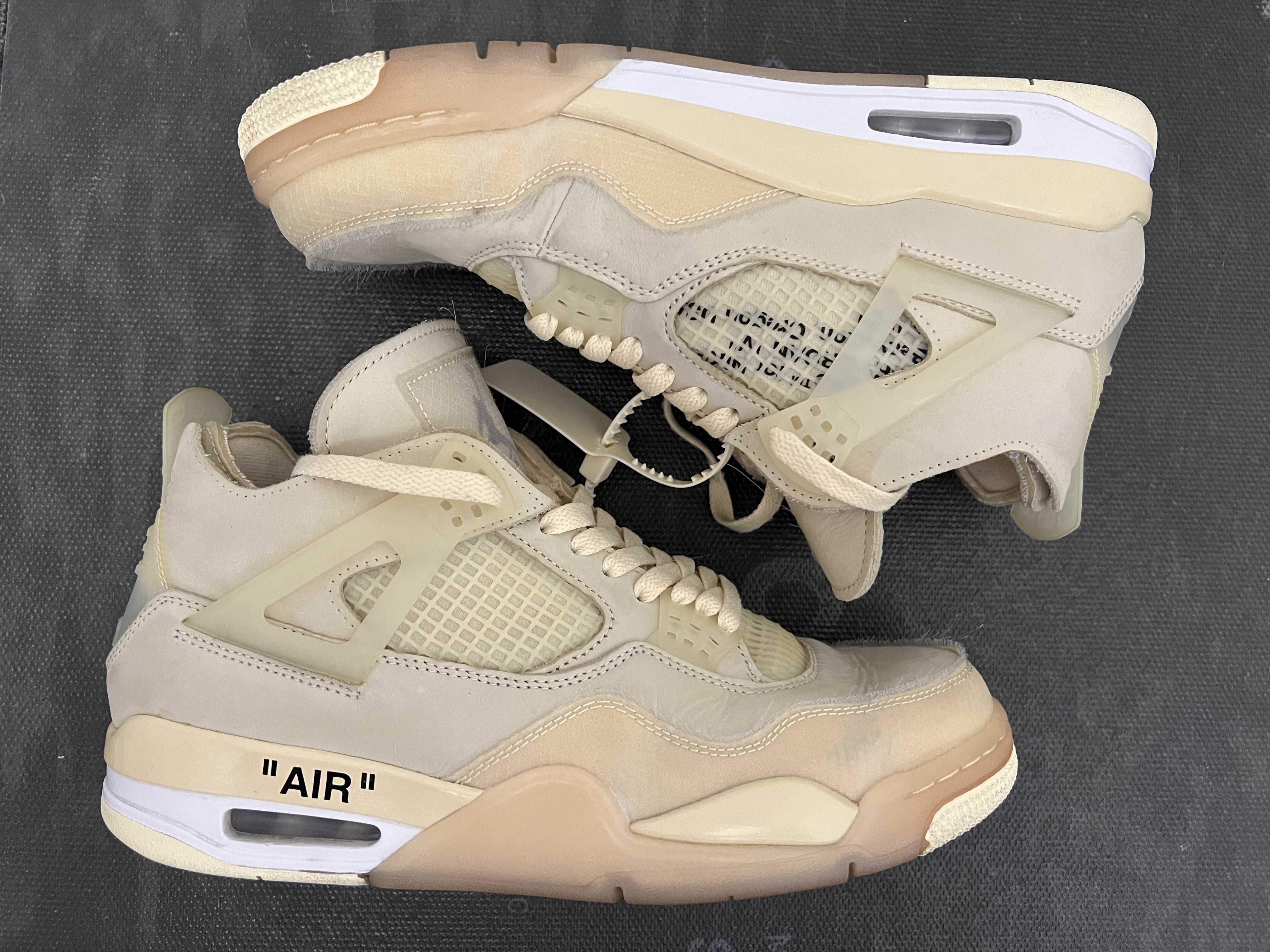 Off-White × Nike Women's Air Jordan 4 SP "Sail"