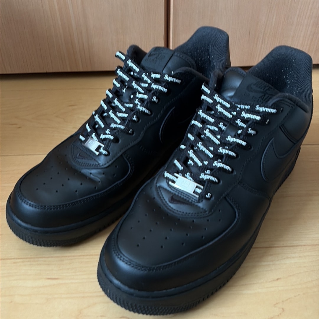 Supreme × Nike Air Force 1 Low "Black"