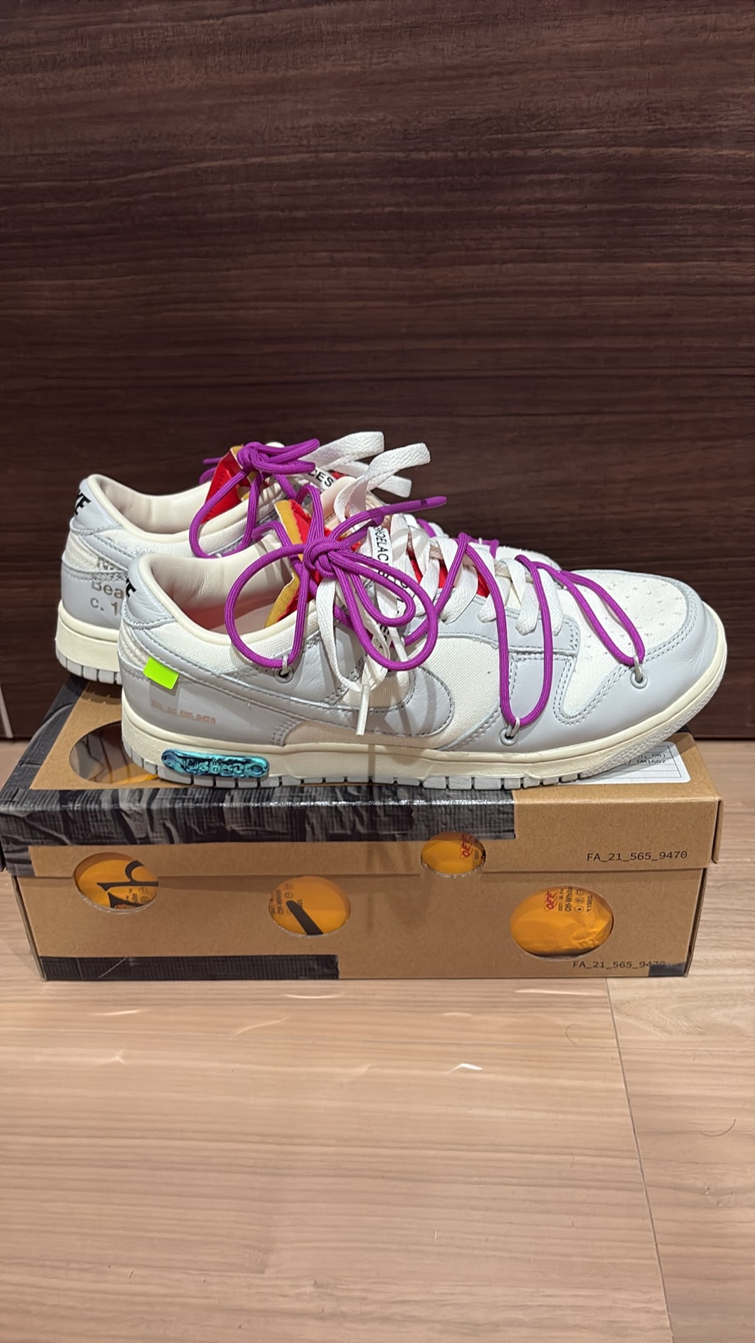Off-White × Nike Dunk Low 1 of 50 "Lot.45"