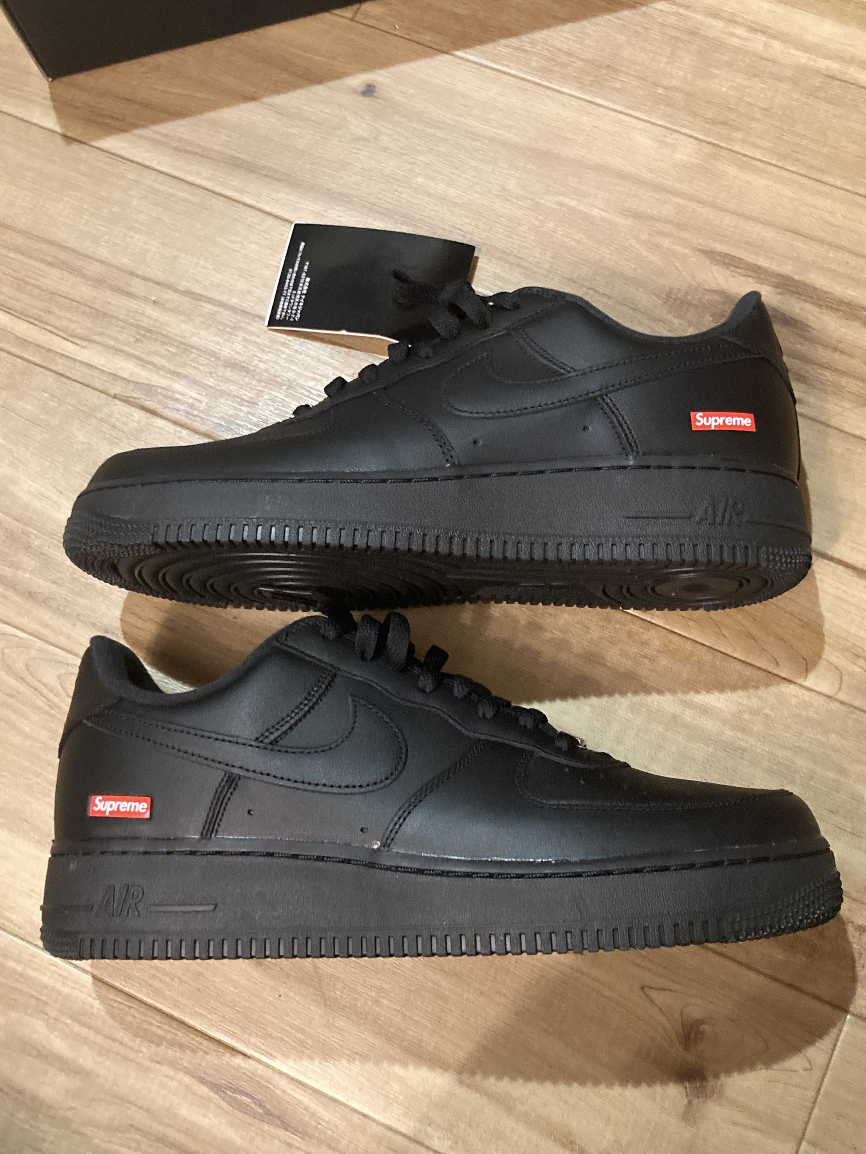 Supreme × Nike Air Force 1 Low "Black"
