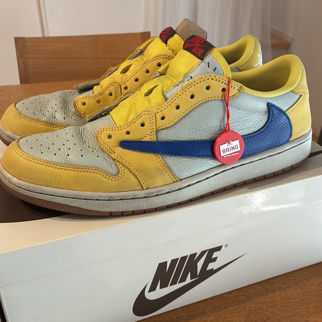 Travis Scott × Nike Women's Air Jordan 1 Retro Low OG "Canary"
