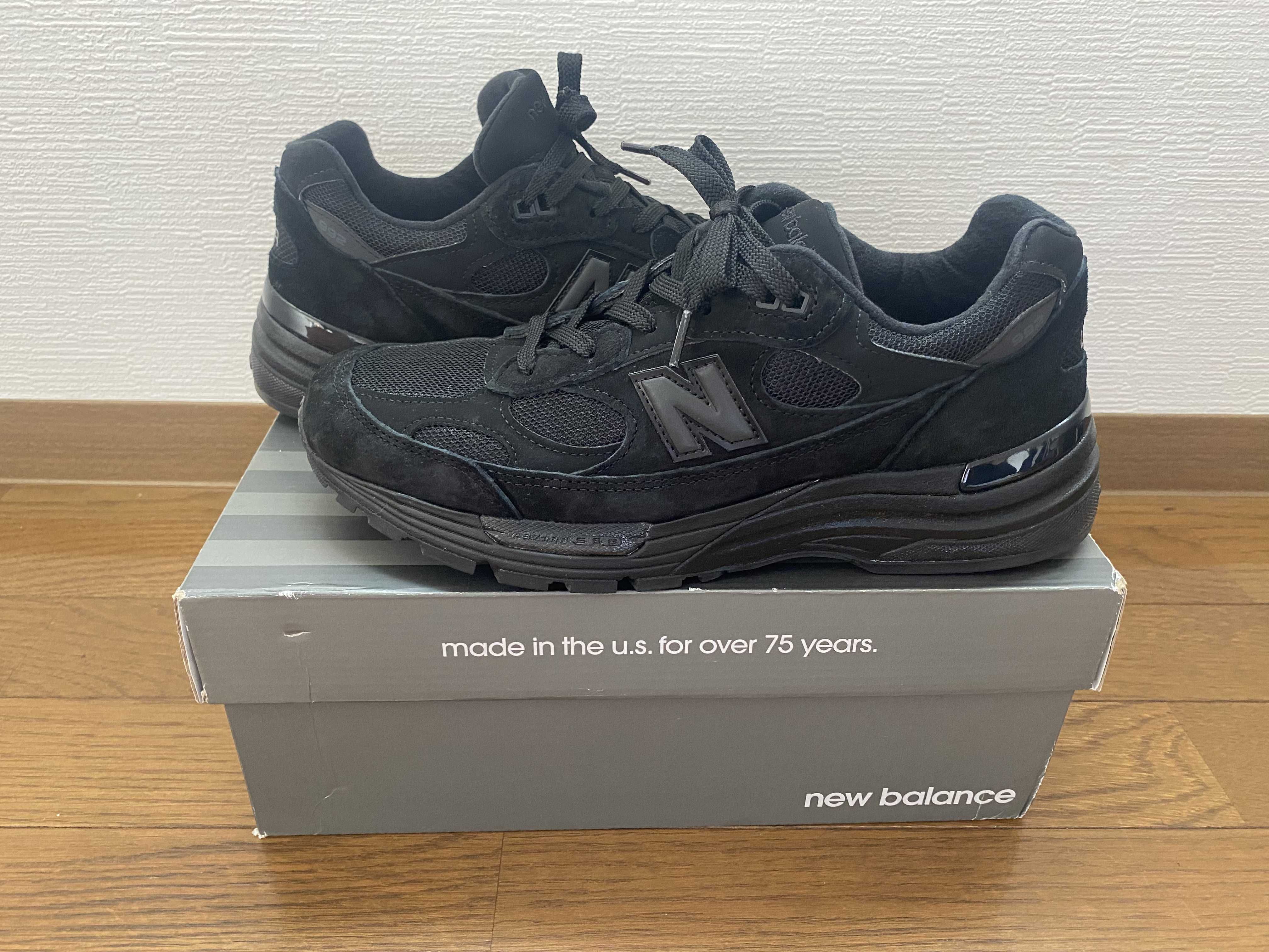 New Balance 992 "Triple Black"