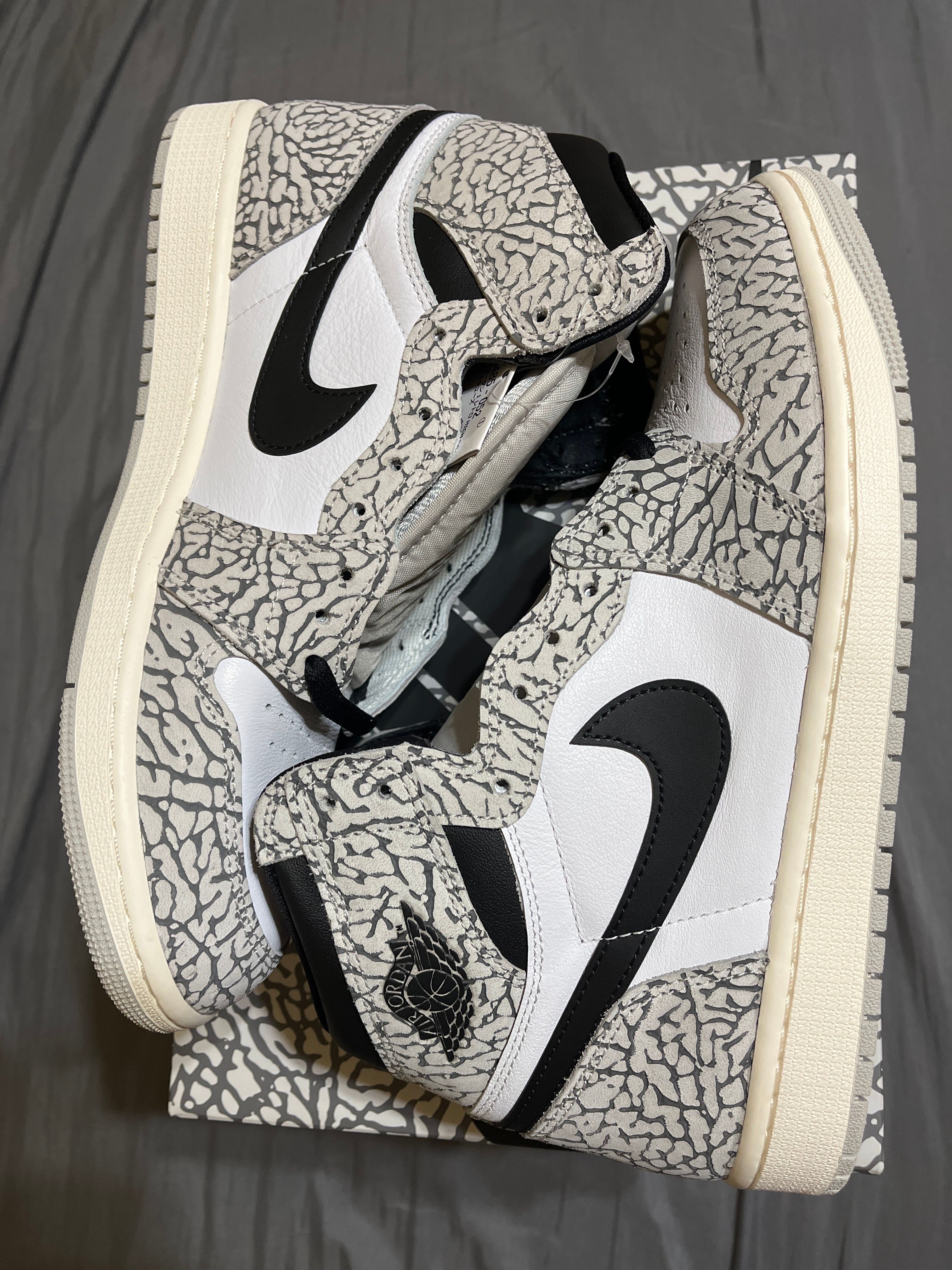 Nike Air Jordan 1 High OG "White Cement/Safari"