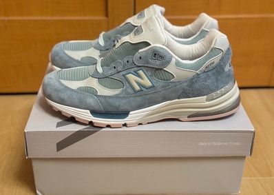 KITH × New Balance 992 "Aegean Blue/Shadow Gray"