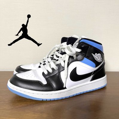 Nike Women's Air Jordan 1 Mid "Black/University Blue"