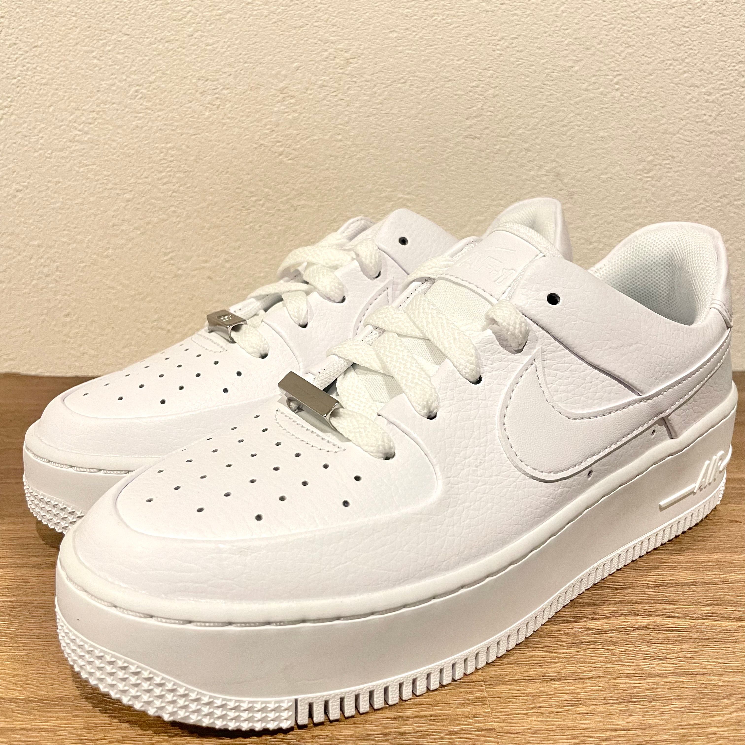 Nike Women's Air Force Sage Low "Triple White" 