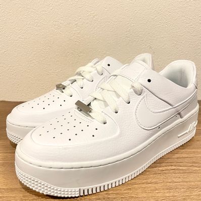 Nike Women's Air Force Sage Low "Triple White"