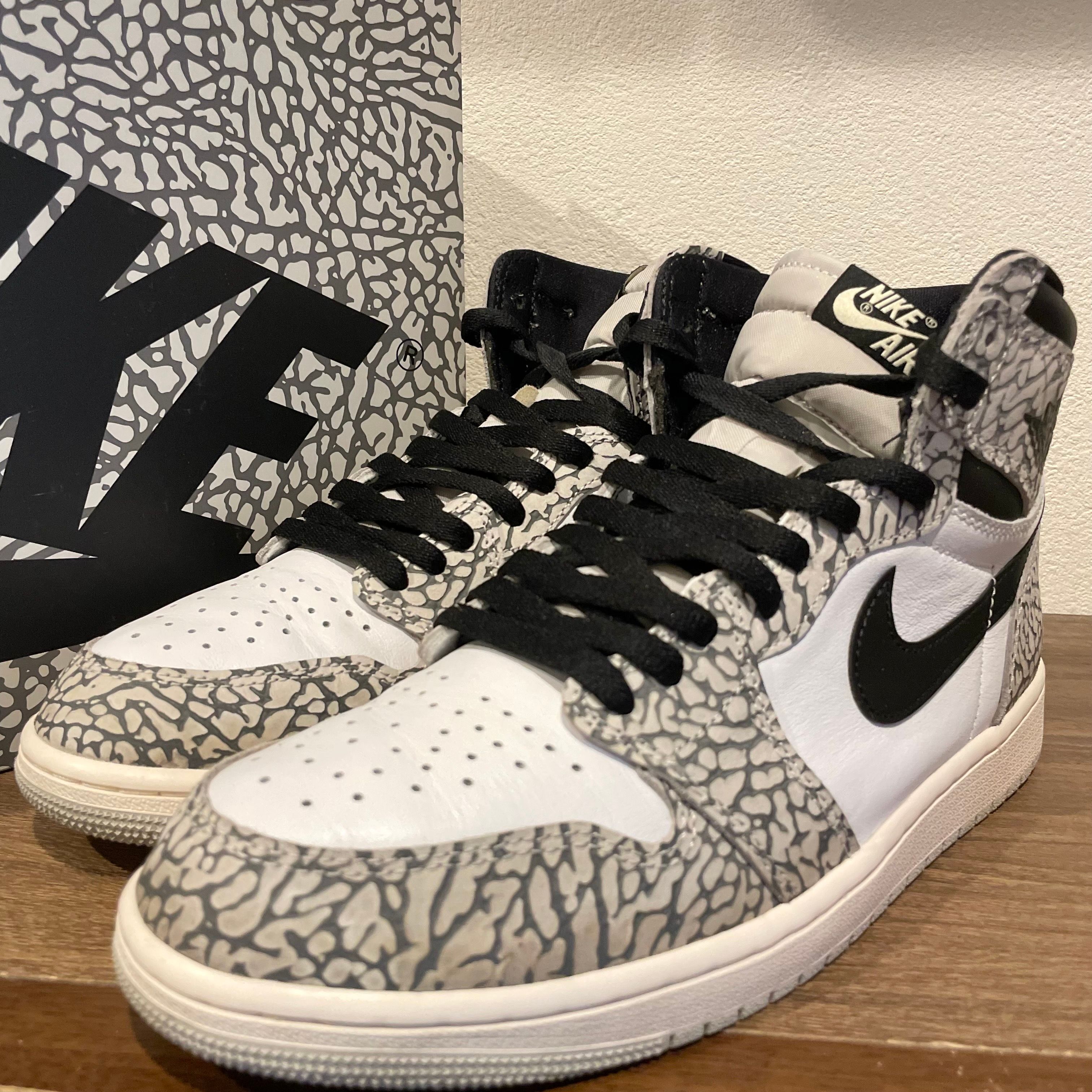 Nike Air Jordan 1 High OG "White Cement/Safari"