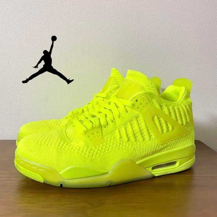 NIKE AIR JORDAN 4 RETRO FLYKNIT VOLT
