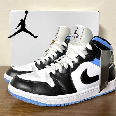 Nike Women's Air Jordan 1 Mid "Black/University Blue"