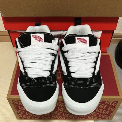 Vans Knu Skool Suede "Black/White"