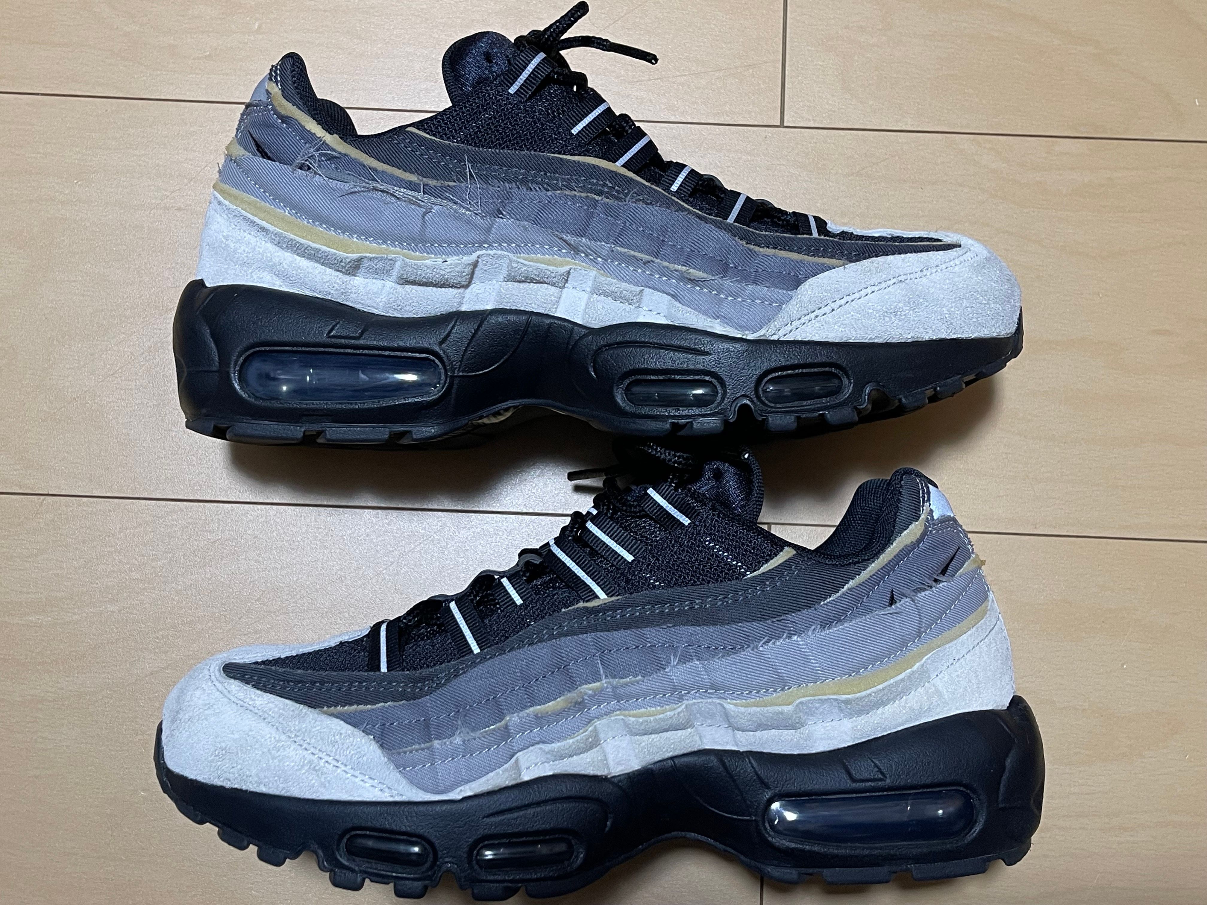 COMME des GARCONS × Nike Air Max 95 "Charcoal"
