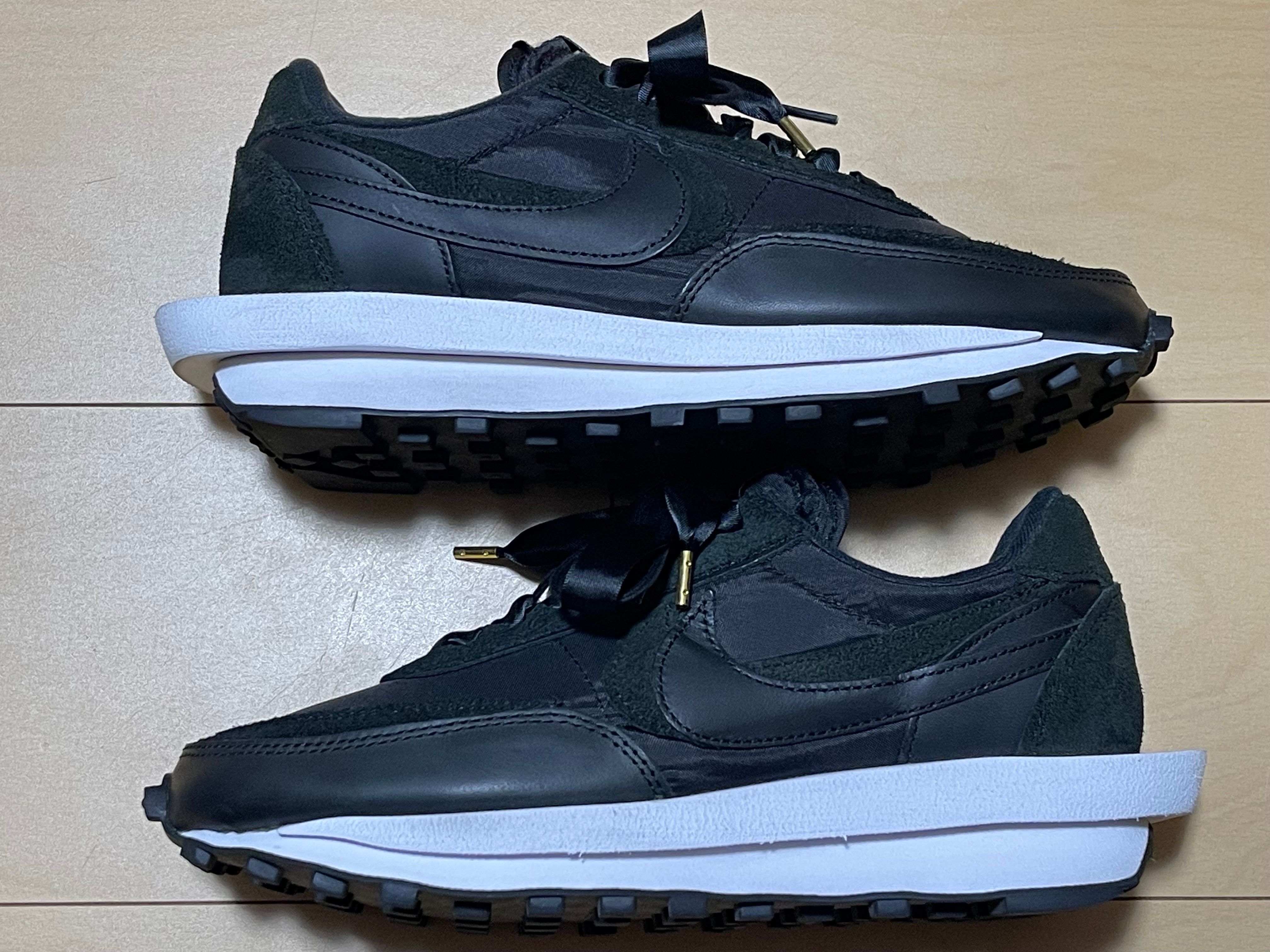 sacai × Nike LDV Waffle "Triple Black"