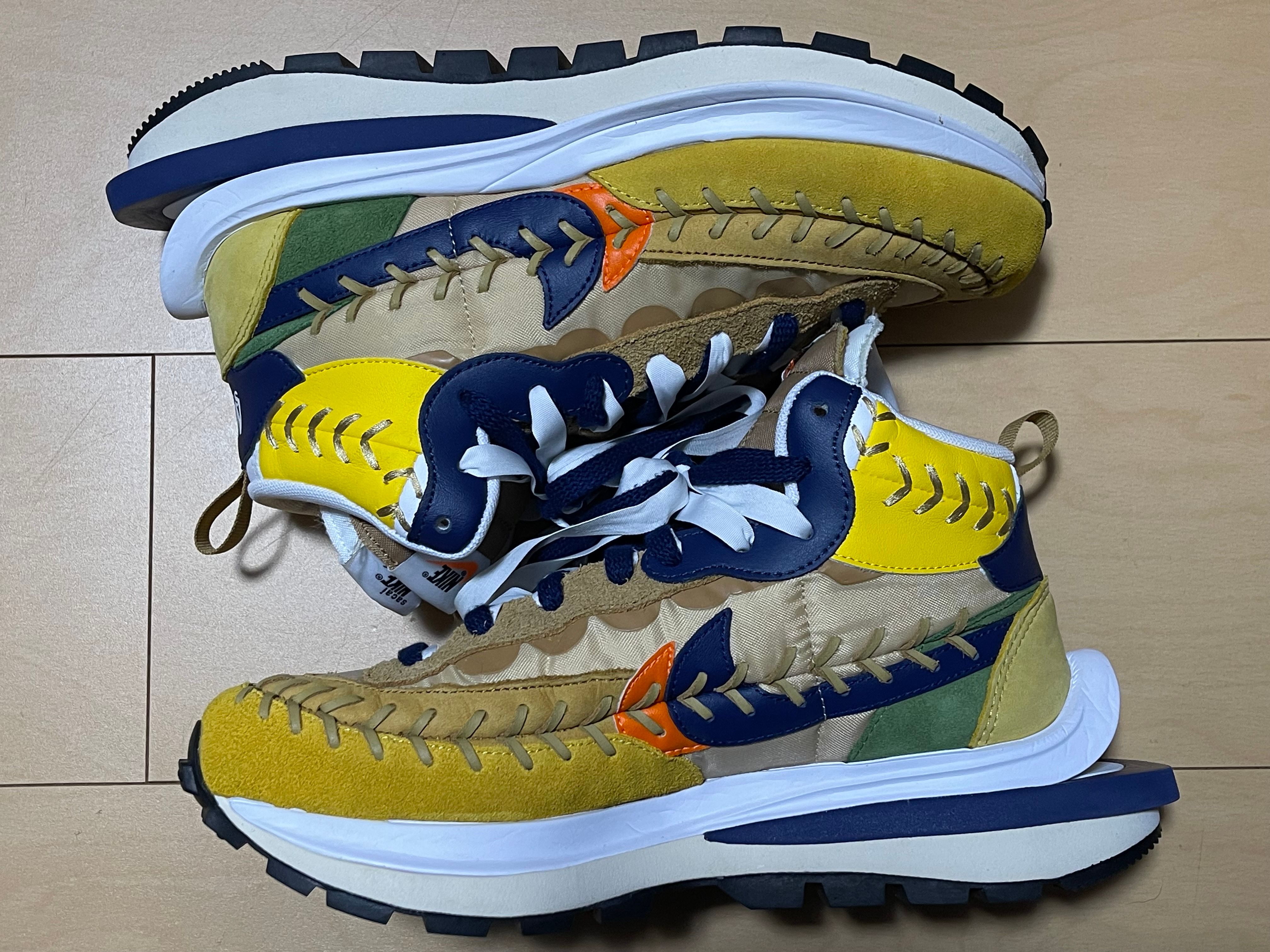 Jean-Paul Gaultier × sacai × Nike VaporWaffle "Sesame/Multi Color"
