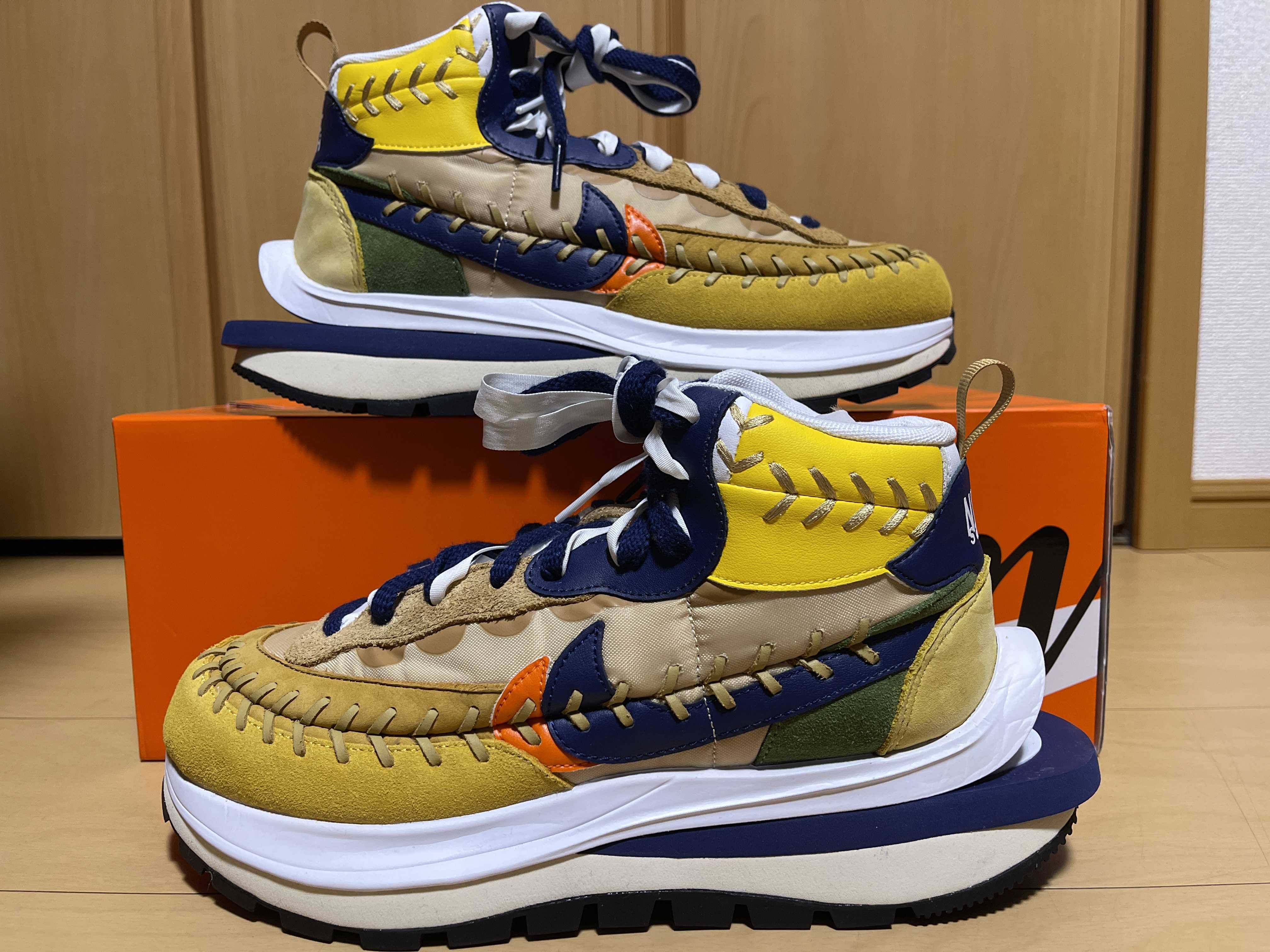 Jean-Paul Gaultier × sacai × Nike VaporWaffle "Sesame/Multi Color"