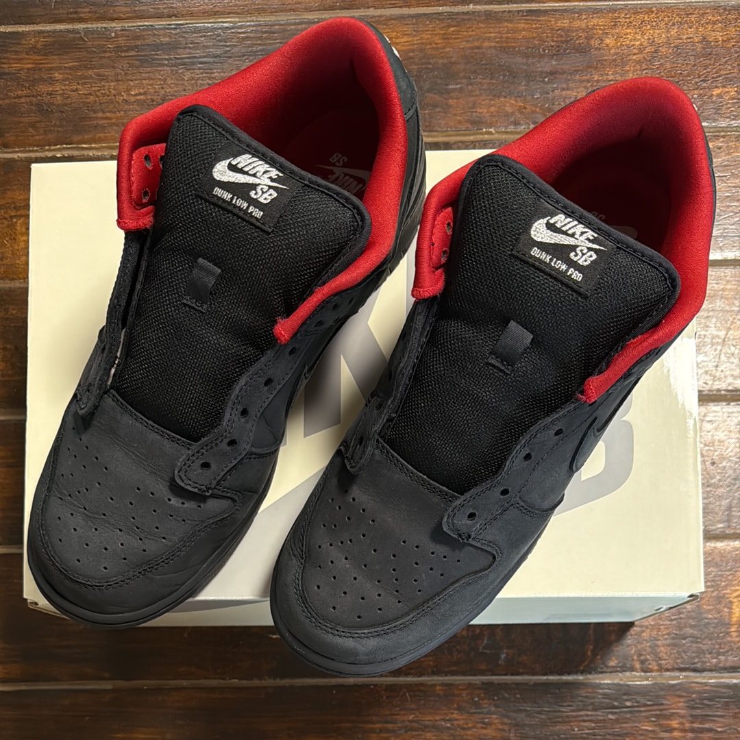 Supreme × Nike SB Dunk Low "Black" (25FW Week2)