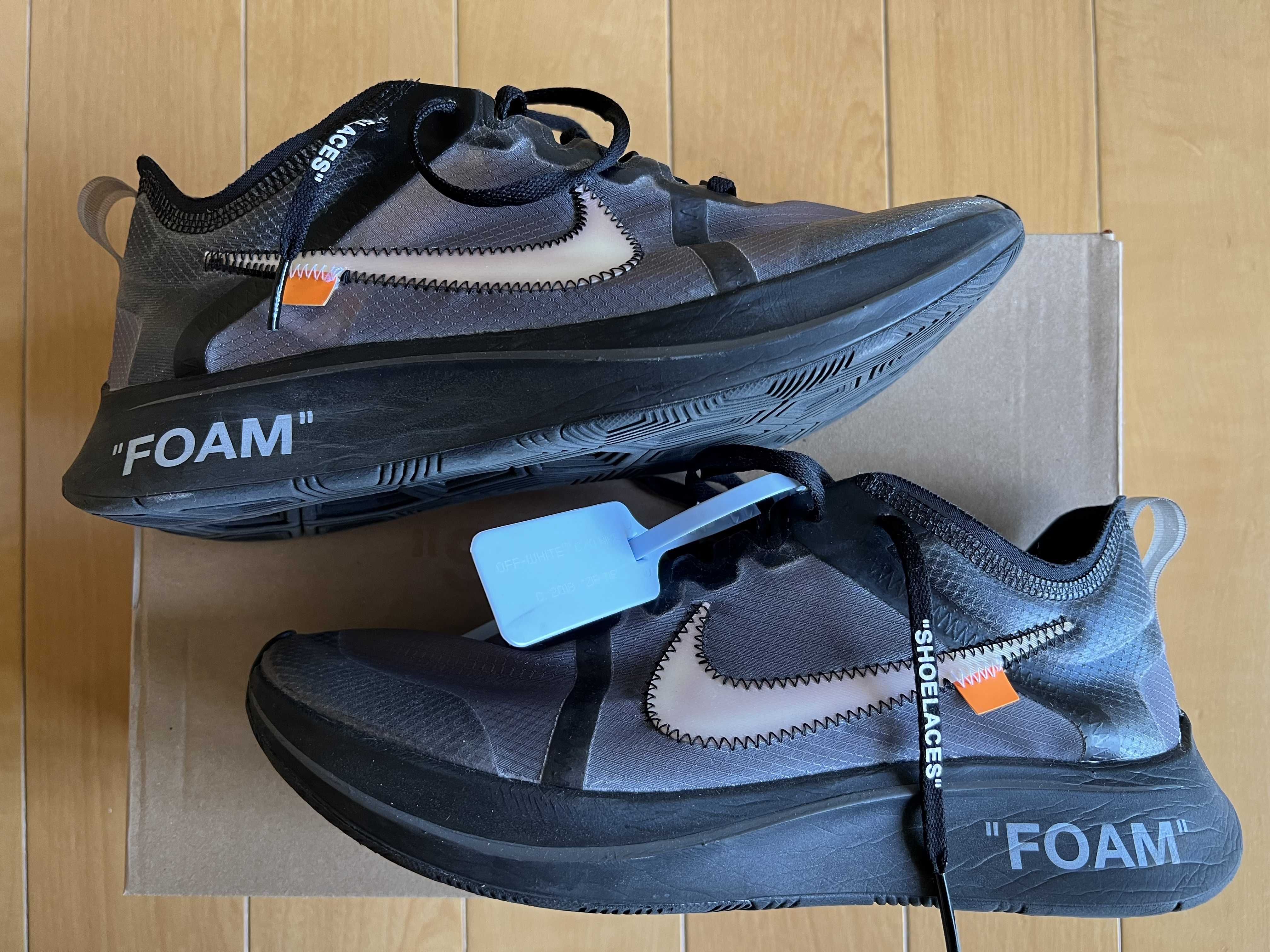 Off-White × Nike Zoom Fly "Black"