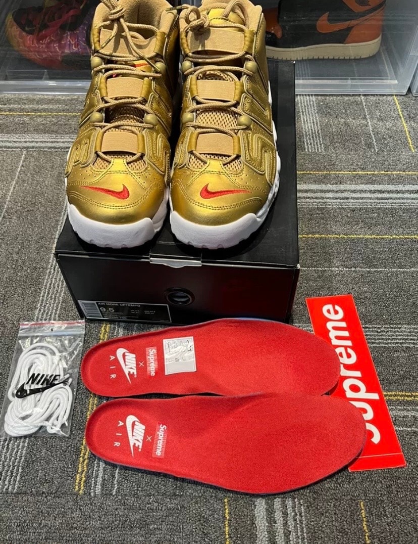 シュプリーム　ナイキ　モアテン　28cm 箱あり　スニーカー Nike SUPREME Air More Uptempo Suptempo シュプリーム モアテン