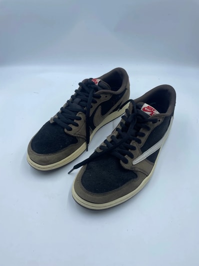 Travis Scott × Nike Air Jordan 1 Low OG SP-T "Black/Dark Mocha"
