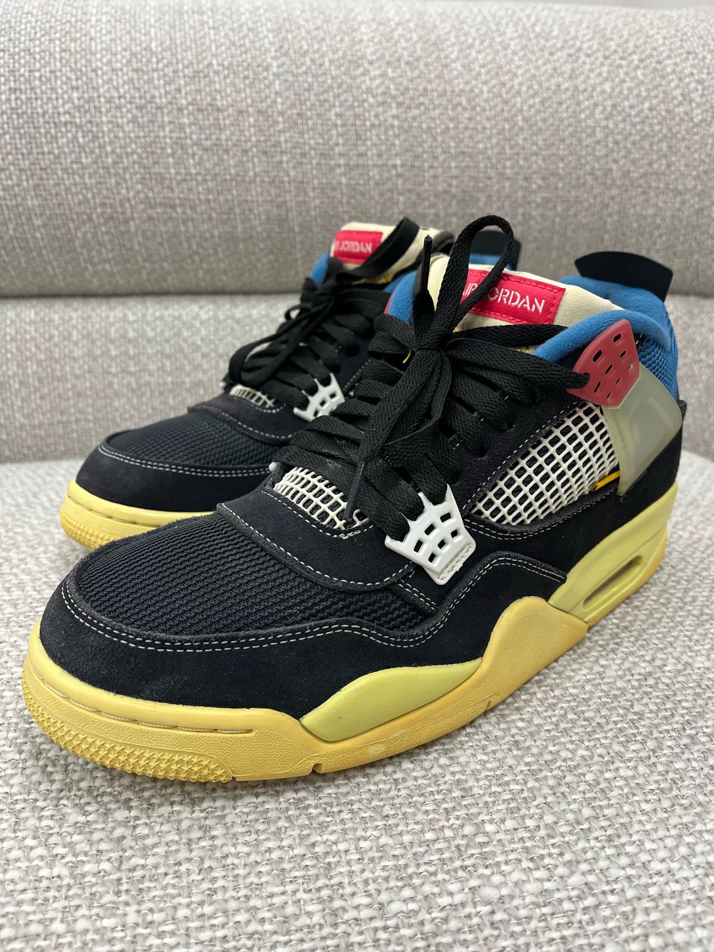 UNION × Nike Air Jordan 4 "Off Noir"