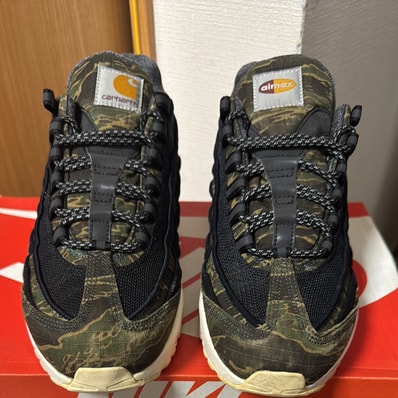 Carhartt WIP × Nike Air Max 95 "Black/Sail/Total Orange"