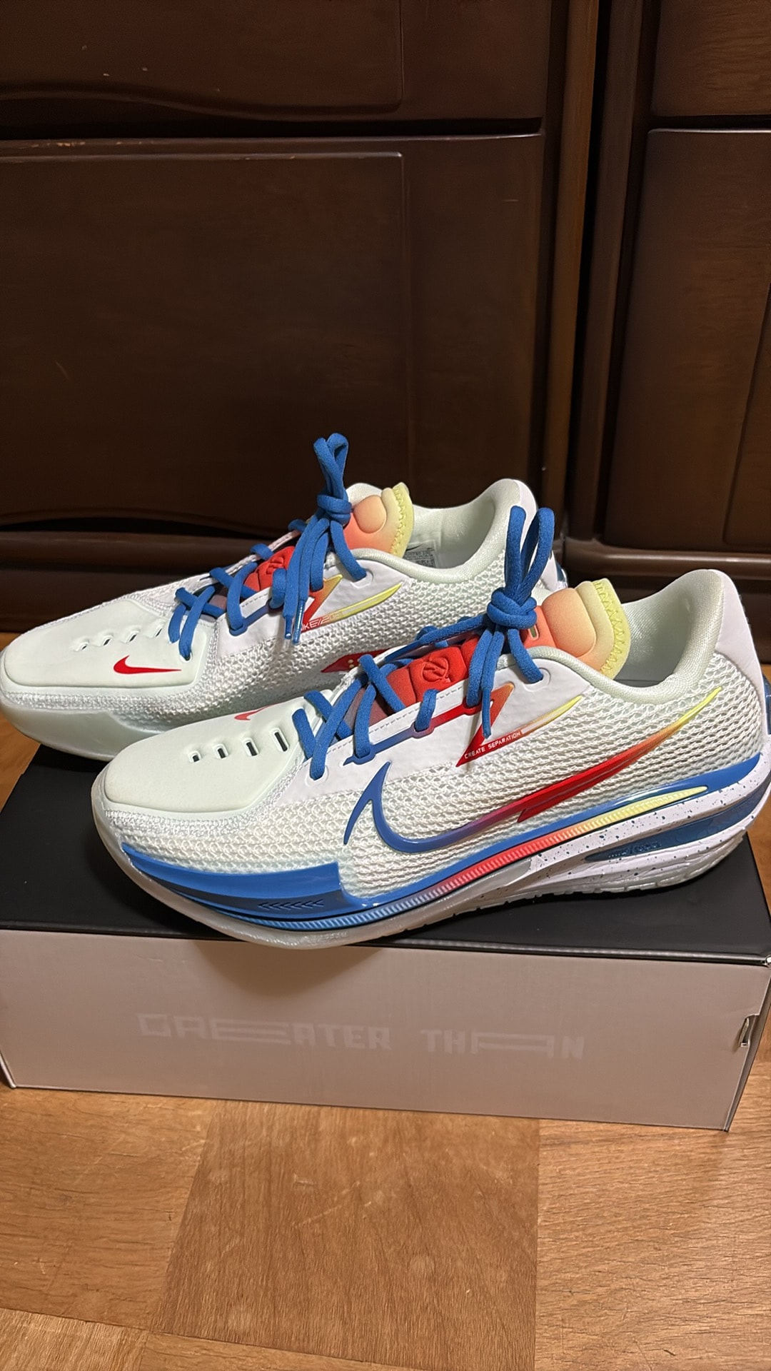 TITAN × Dylan Harper × Nike GT Cut "White/Chile Red" (IU0779-100/IU0780-100)
