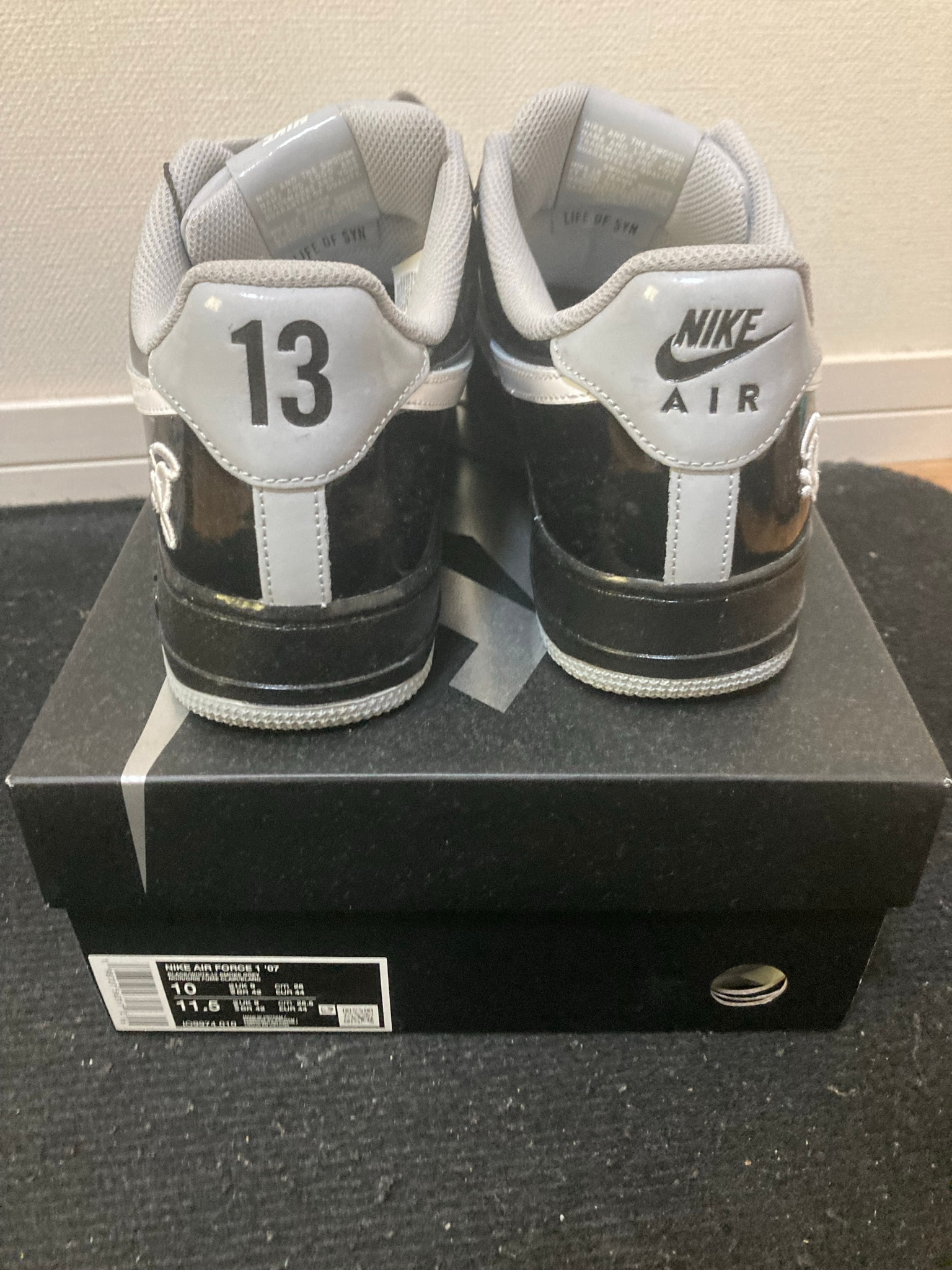 Central Cee × Nike Air Force 1 Low "Black/Light Smoke Grey"