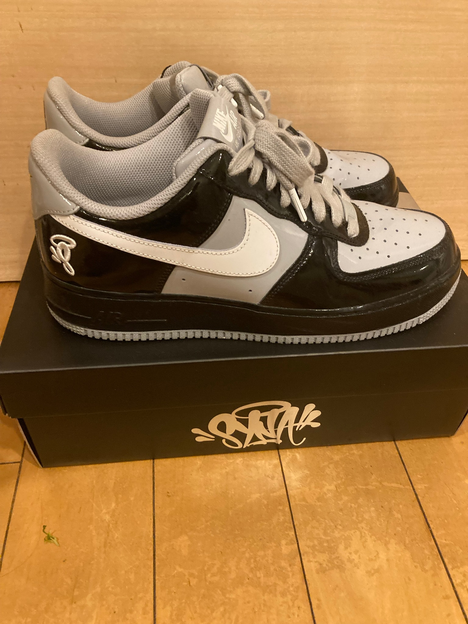 Central Cee × Nike Air Force 1 Low "Black/Light Smoke Grey"