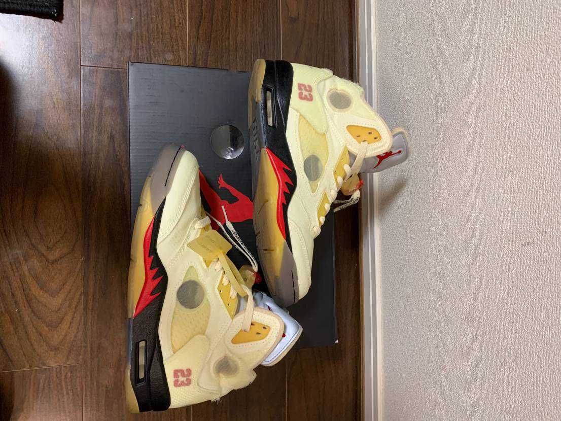 Off-White × Nike Air Jordan 5 "Sail"  