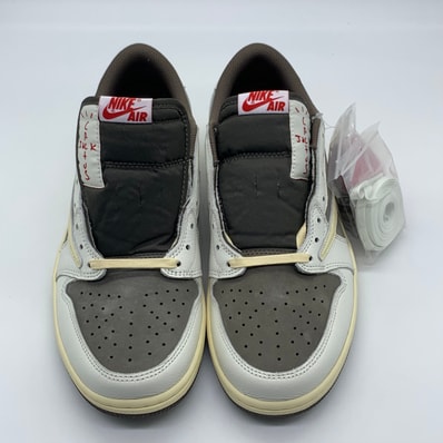 Travis Scott × Nike Air Jordan 1 Low OG SP "Reverse Mocha/Sail and Ridgerock"