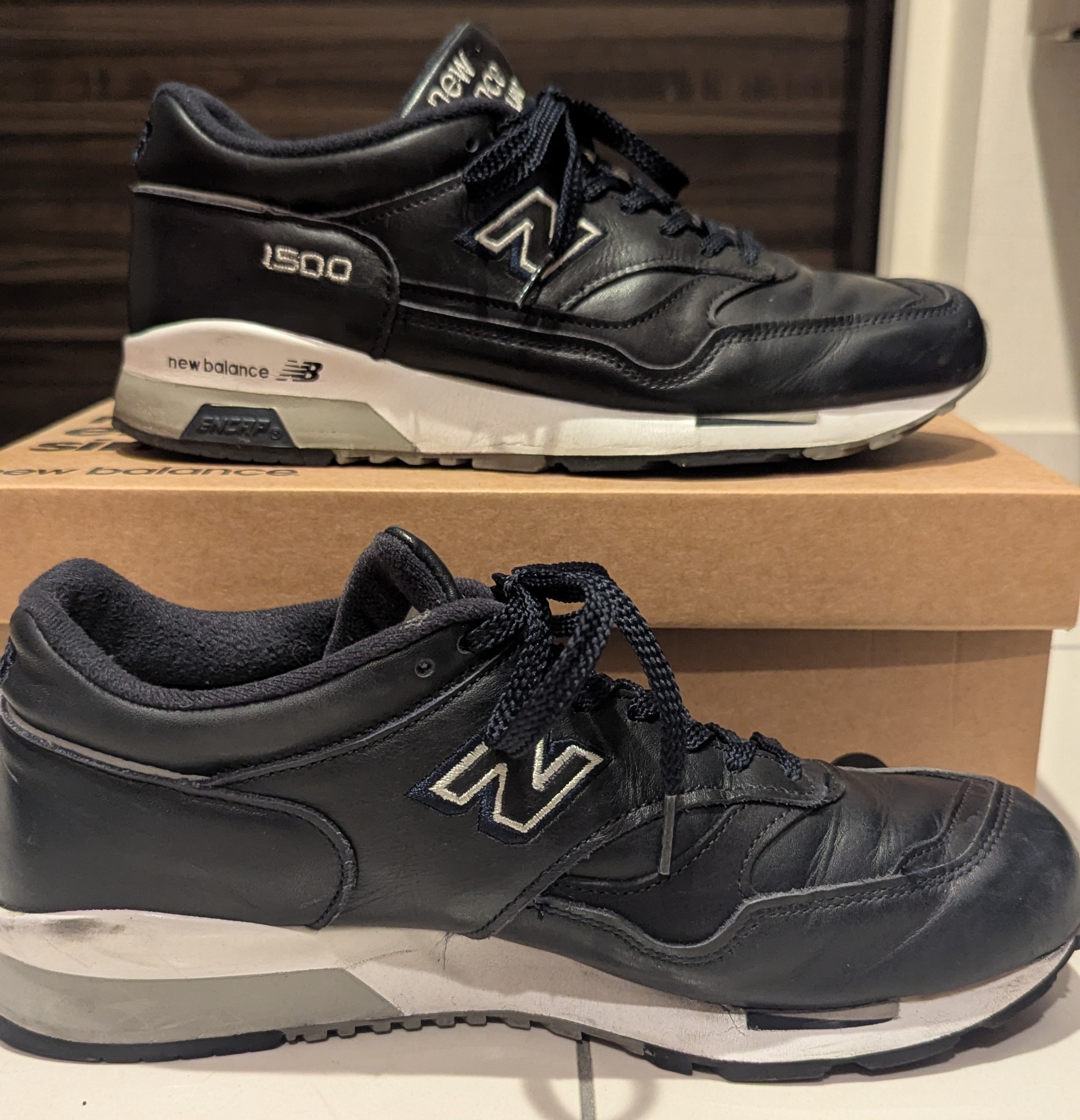 K*★様 【美品】NEW BALANCE ニューバランスM1500NAV 27c C (やや傷や汚れあり)】ニューバランス M1500NAV 