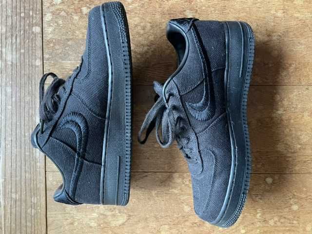 Stussy × Nike Air Force 1 Low "Triple Black"