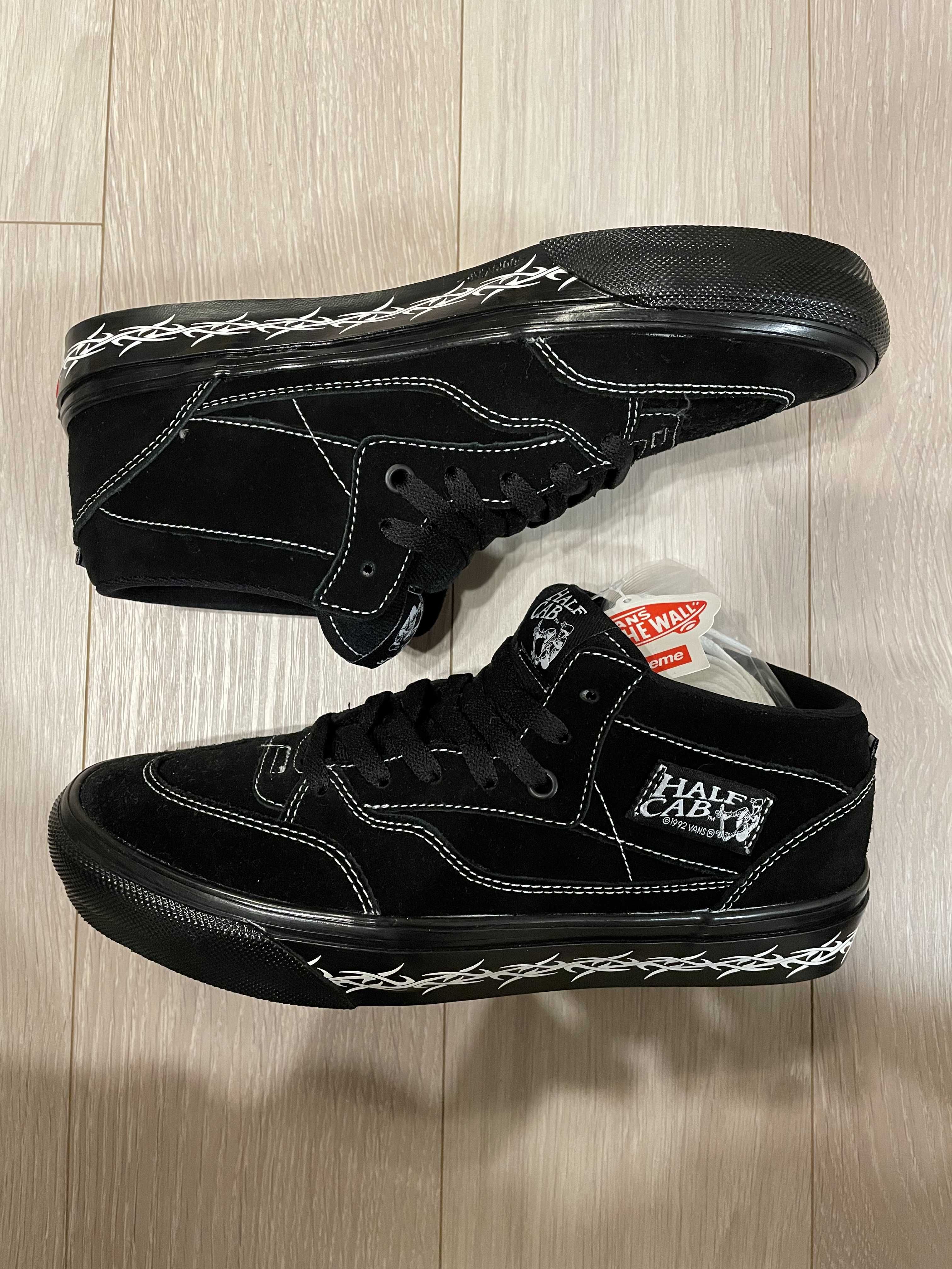 Supreme × Vans Half Cab "Black"