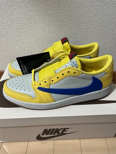 Travis Scott × Nike Women's Air Jordan 1 Retro Low OG "Canary"