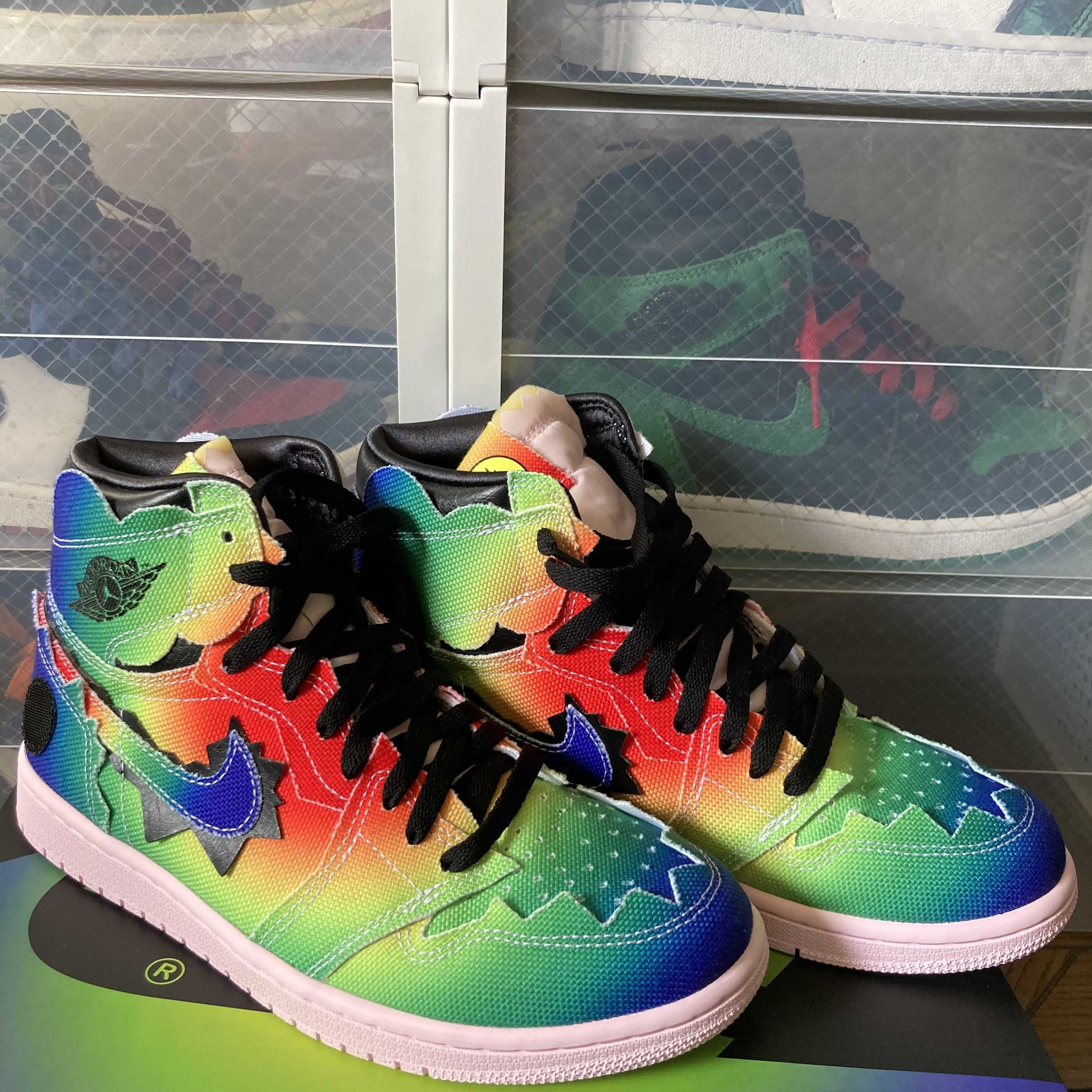 J Balvin × Nike Air Jordan 1 High OG "Rainbow"
