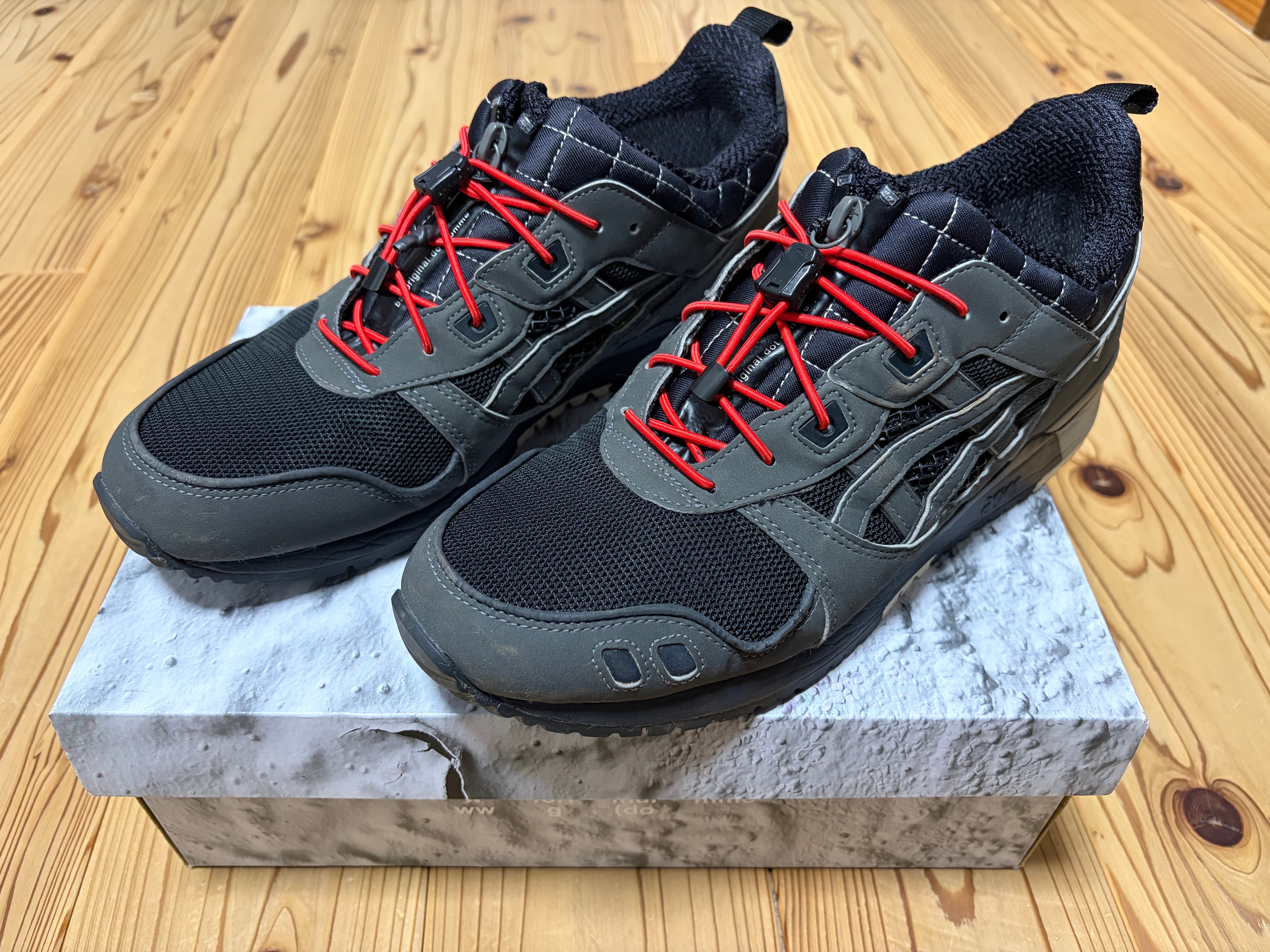 mita sneakers × bal × Asics Gel-Lyte 3 OG "Gunmetal/Black"