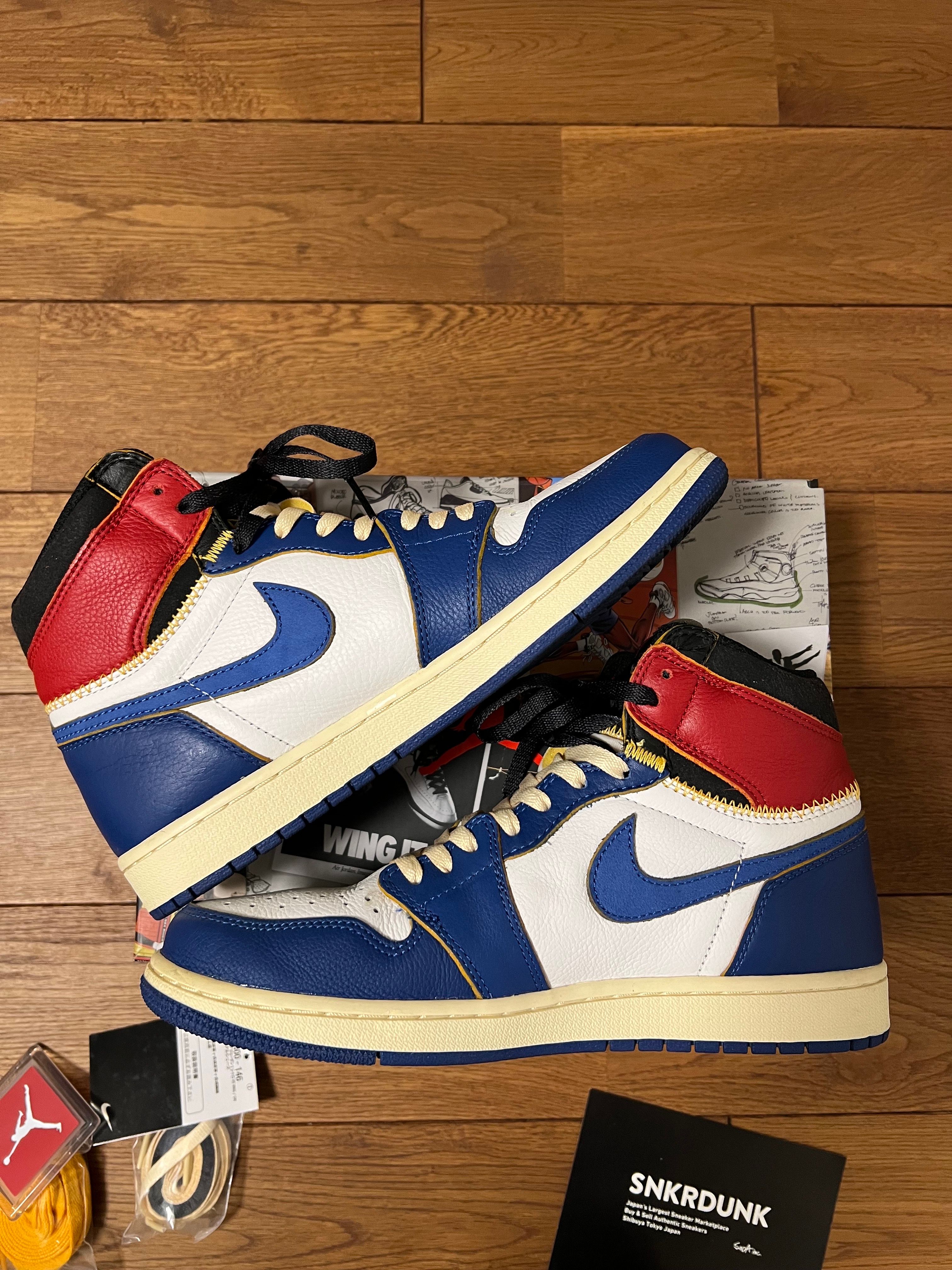 Union × Nike Air Jordan 1 Retro High OG NRG "Storm Blue/Varsity Red"