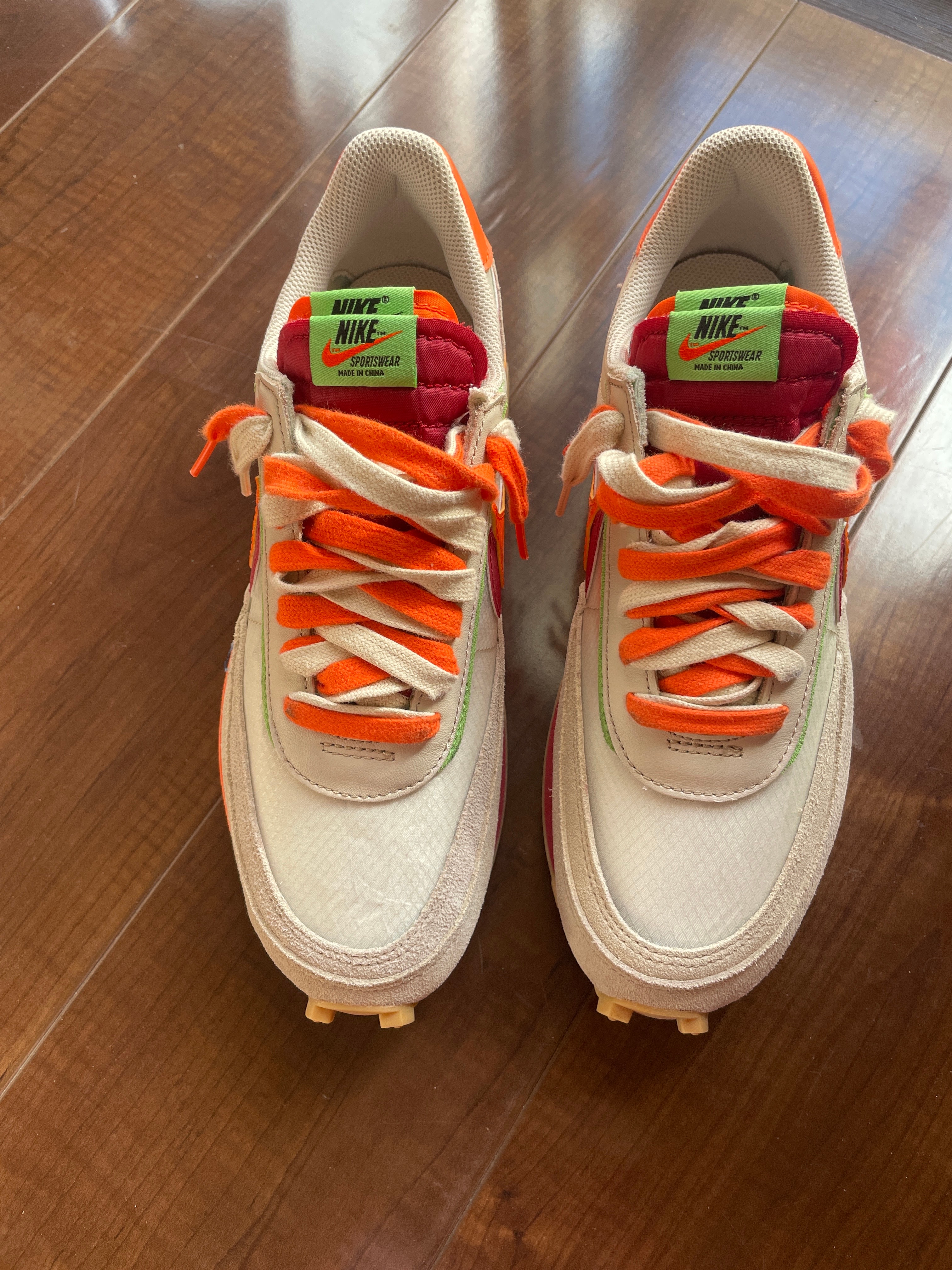 クロット × サカイ × ナイキ LDワッフル "オレンジ ブレイズ"