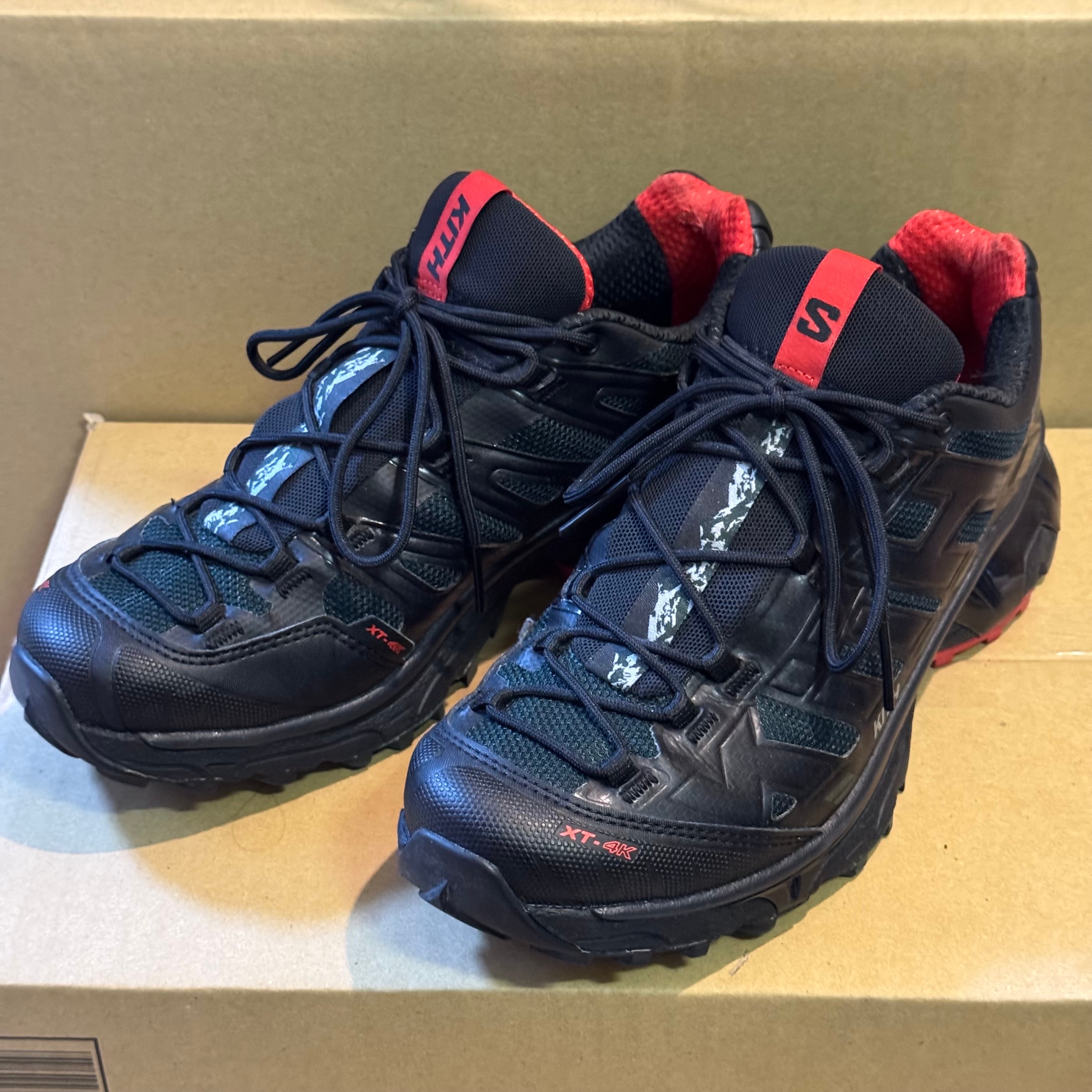 KITH × Salomon XT-4K "Black/Scarab/Fiery Red"