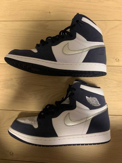 Nike Air Jordan 1 High OG CO.JP "White/Midnight Navy" (2020)(ブリーフケースなし)