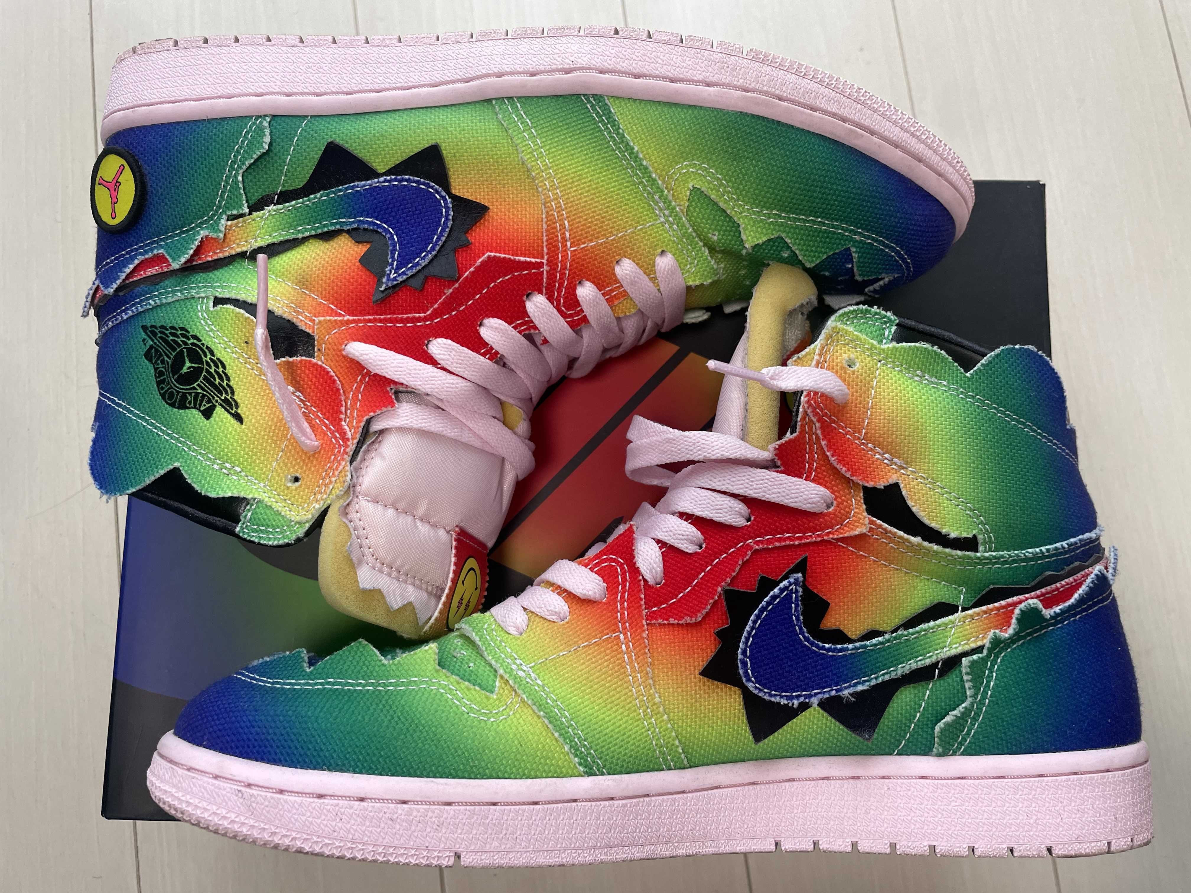 J Balvin × Nike Air Jordan 1 High OG "Rainbow"