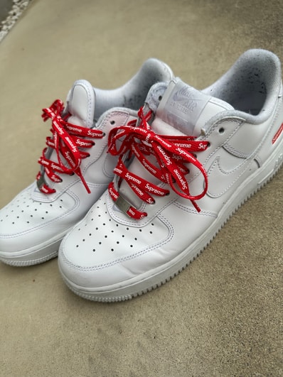 Supreme × Nike Air Force 1 Low "White"