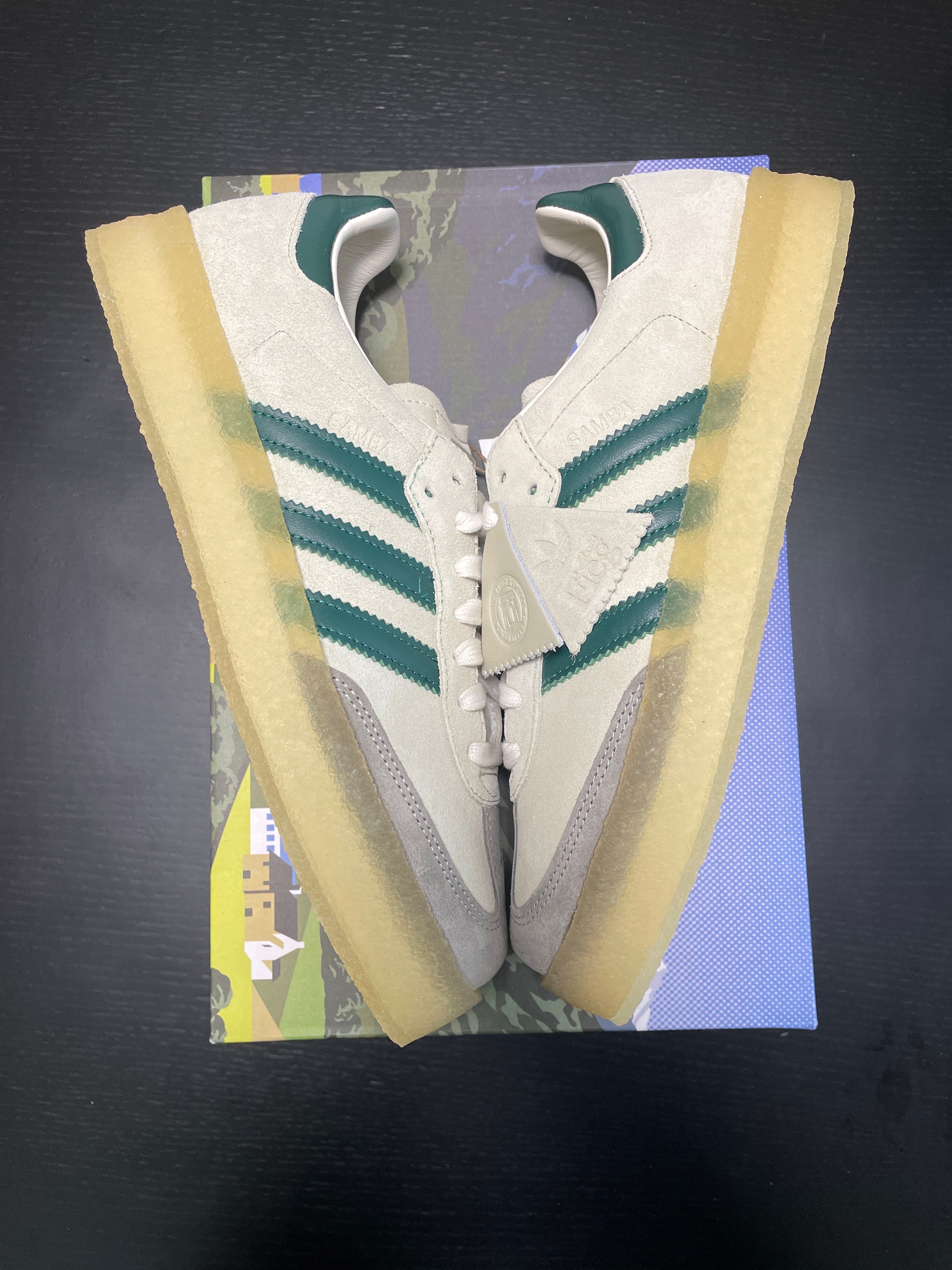 Ronnie Fieg × Clarks × adidas Samba "White/Green"