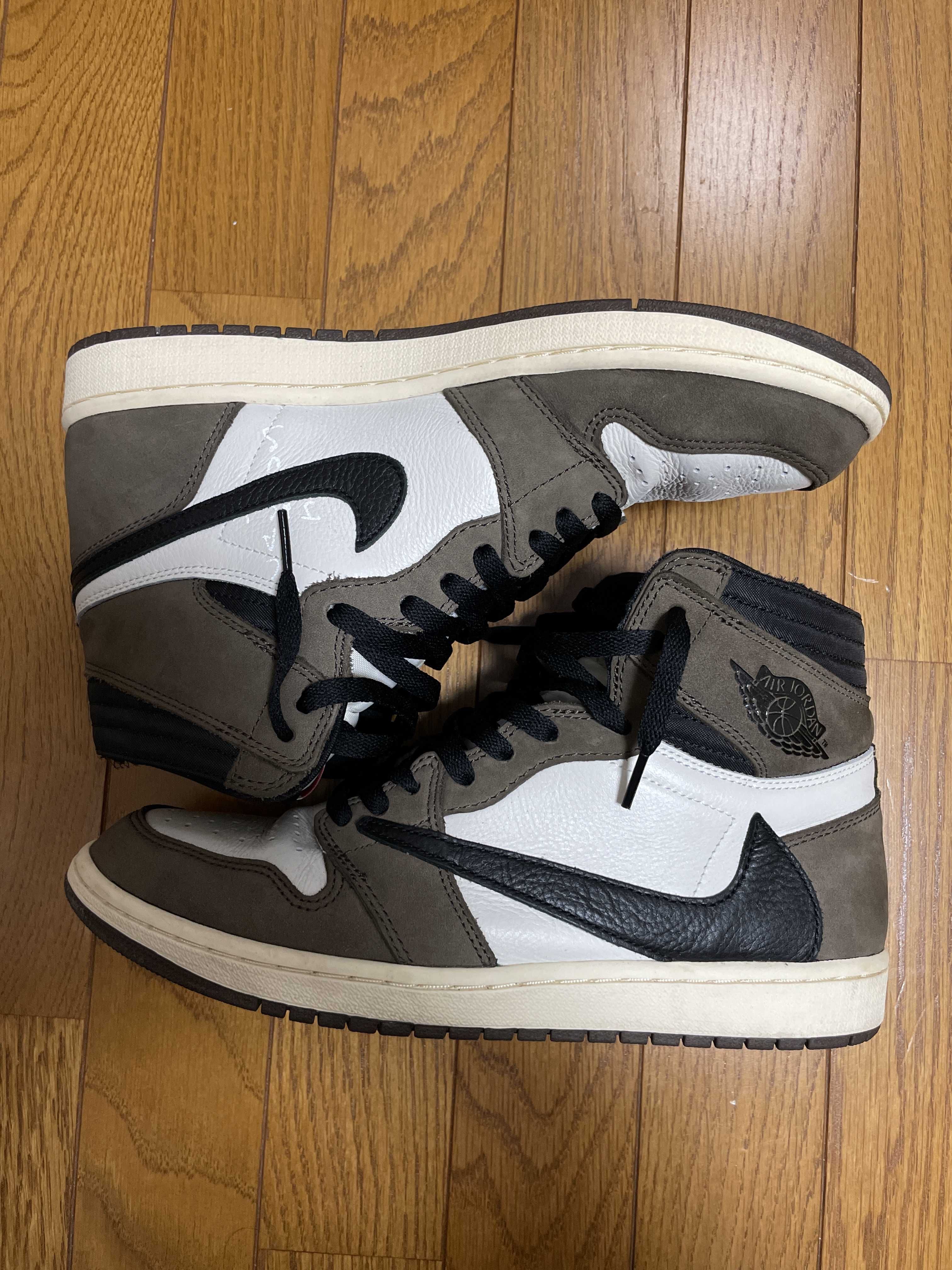 Travis Scott × Nike Air Jordan 1 Retro High OG TS SP "Sail/Dark Mocha"