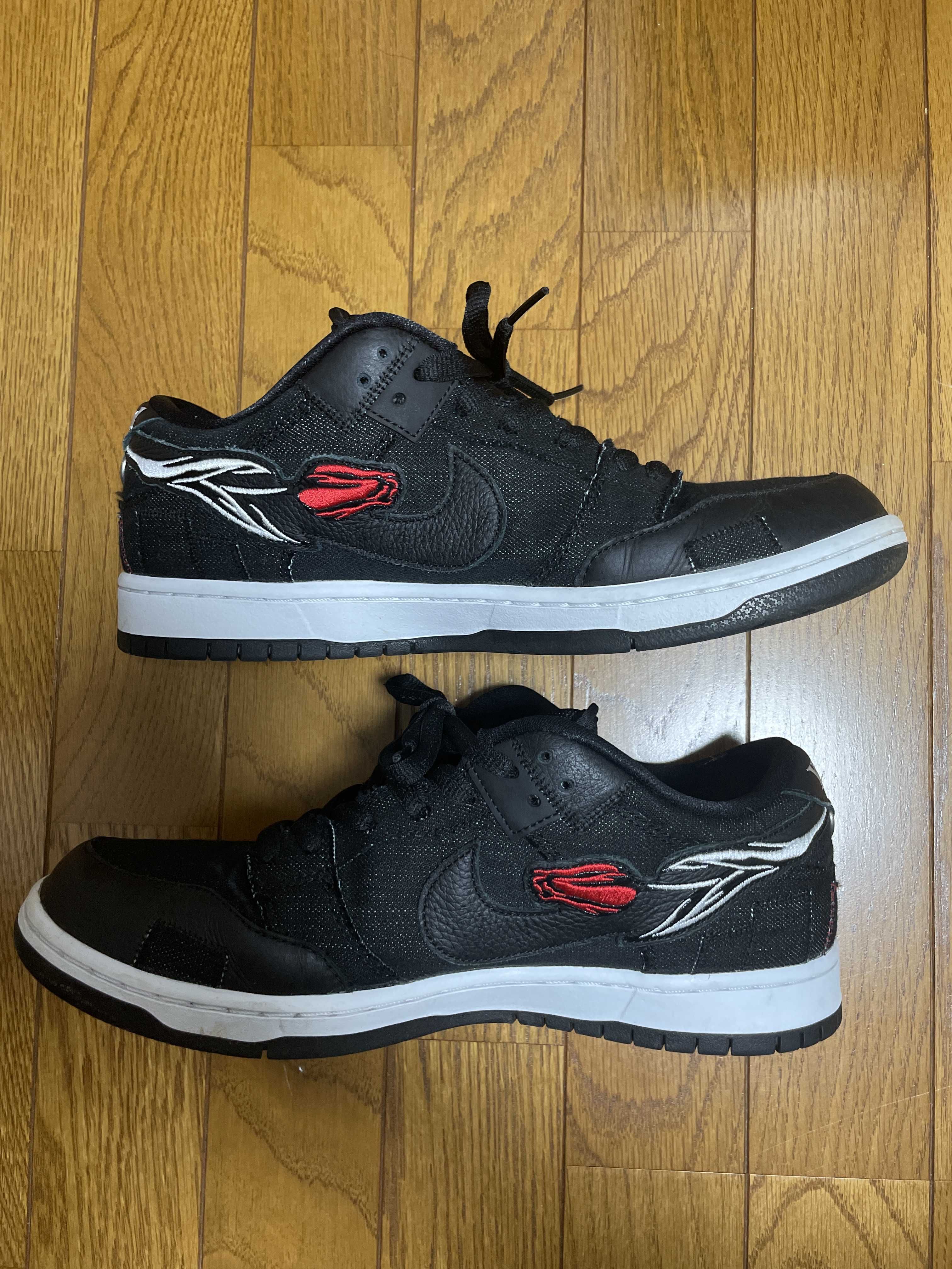 Wasted Youth × Nike SB Dunk Low "Black Denim" / VERDY